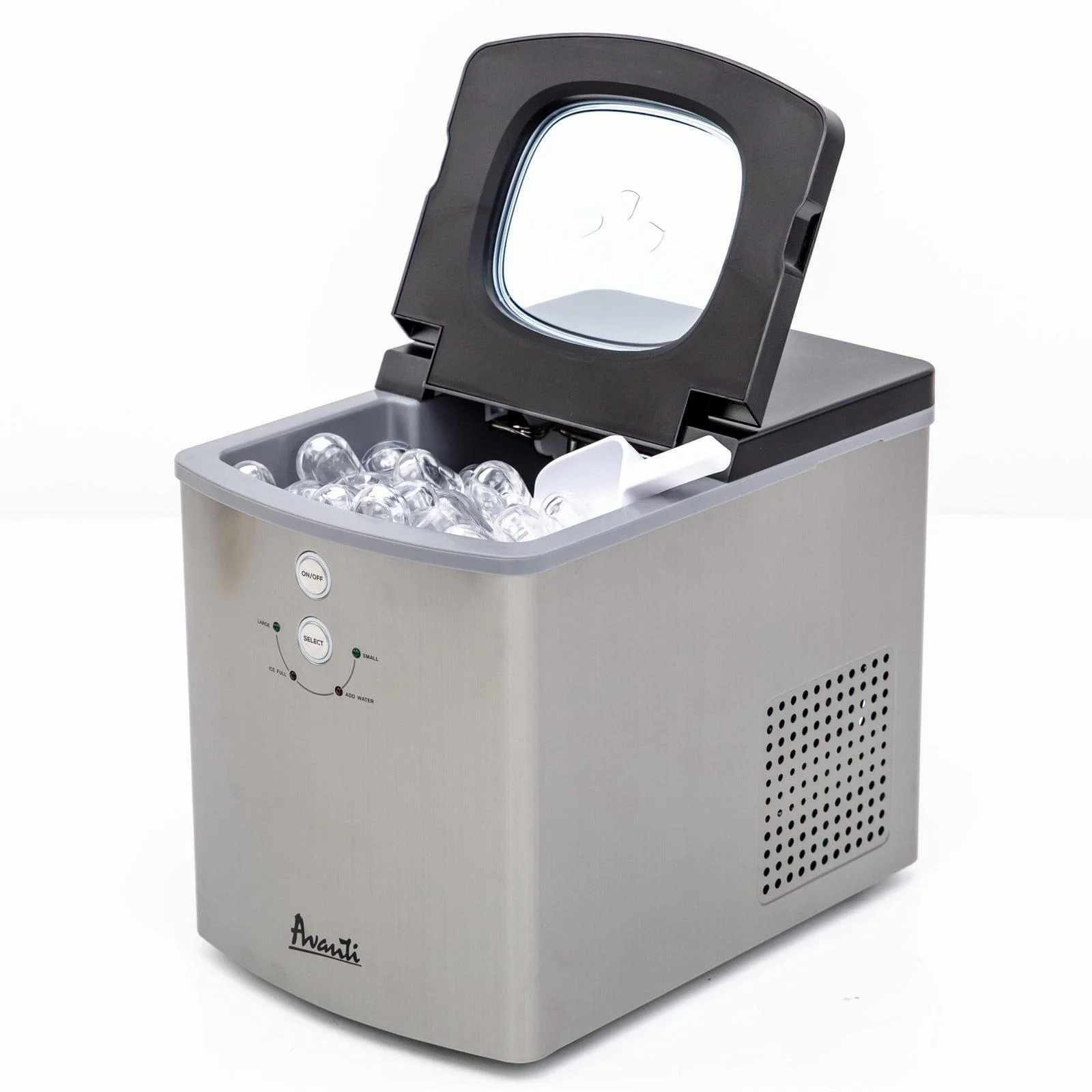 Avanti Portable Countertop Ice Maker - Stainless Steel / 33 lbs - Image 3