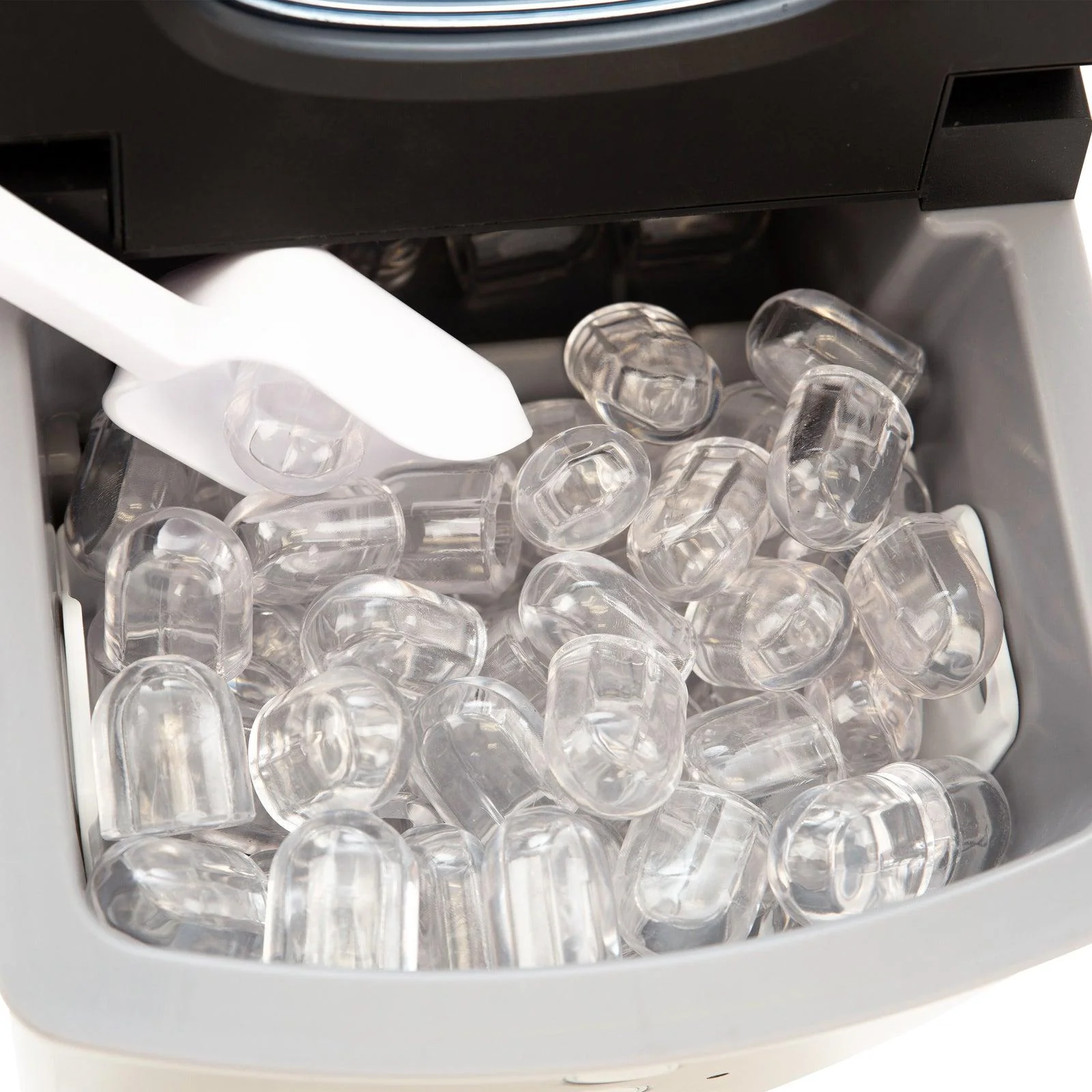 Avanti Portable Countertop Ice Maker - Black Stainless Steel / 33 lbs - Image 34
