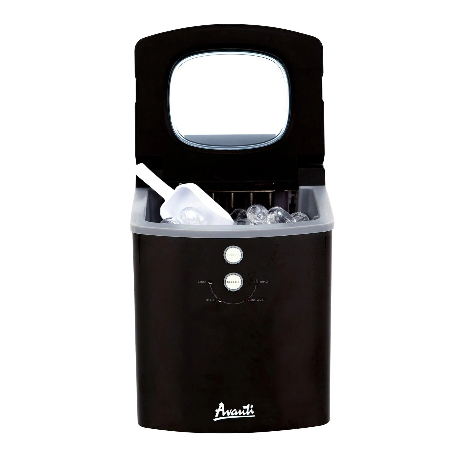 Avanti Portable Countertop Ice Maker - Black Stainless Steel / 33 lbs - Image 36