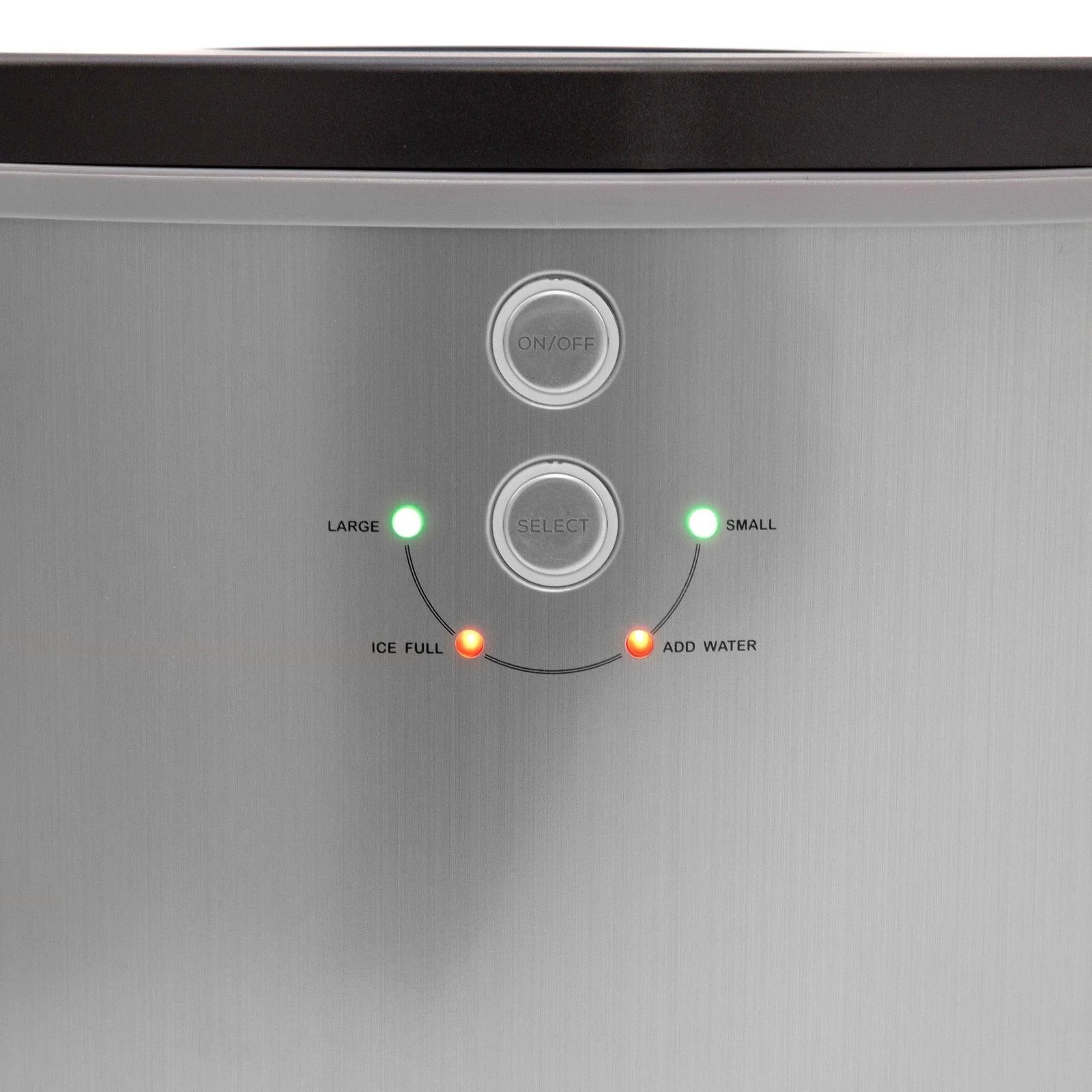 Avanti Portable Countertop Ice Maker - Black Stainless Steel / 33 lbs - Image 46