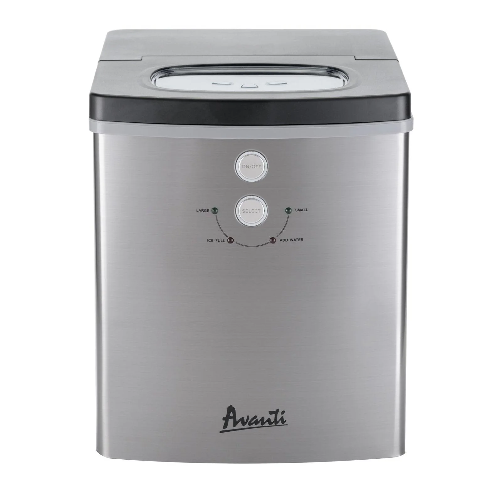 Avanti Portable Countertop Ice Maker - Black Stainless Steel / 33 lbs - Image 48