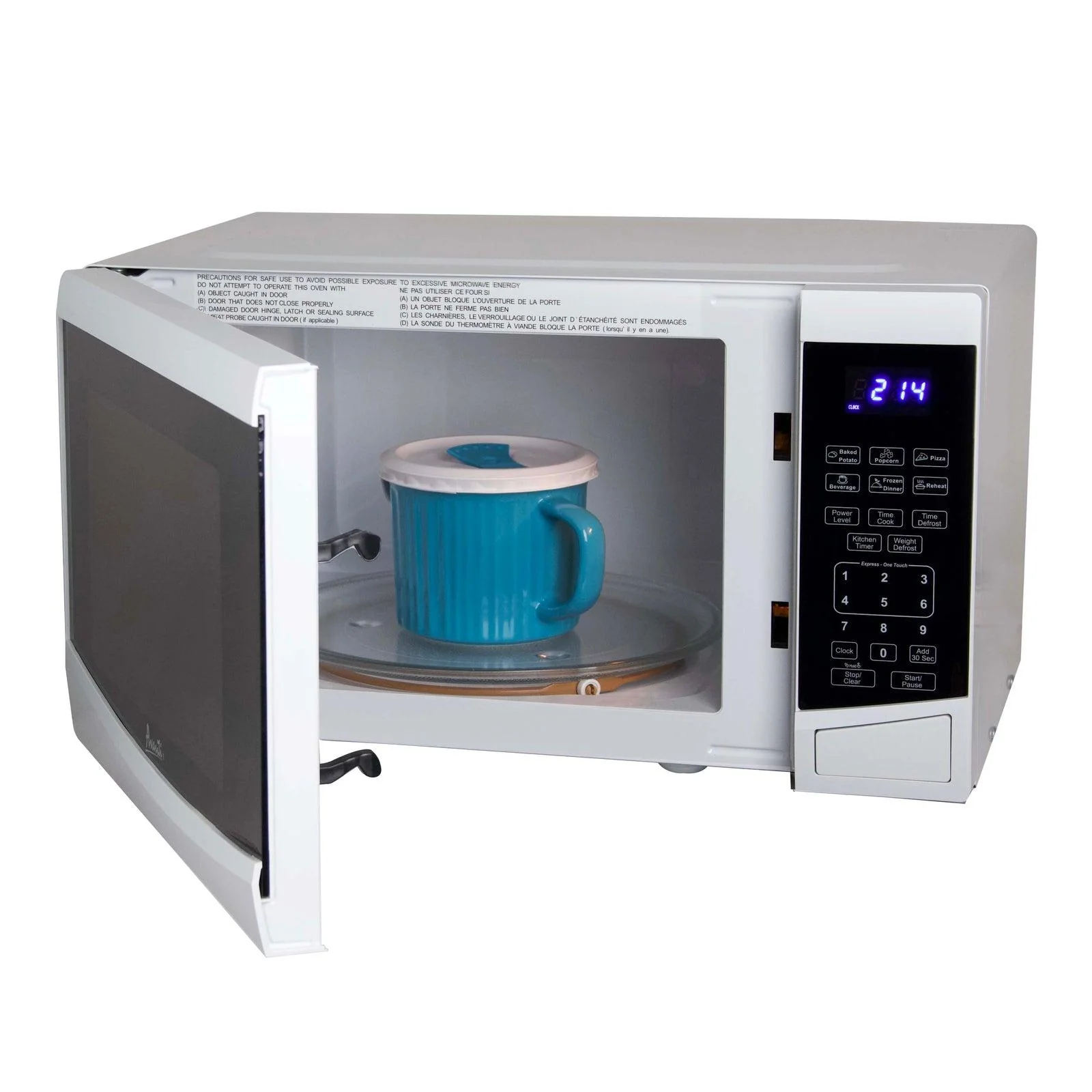 MT09V1B Avanti Countertop Microwave Oven, 0.9 cu. ft. - Black - Image 4