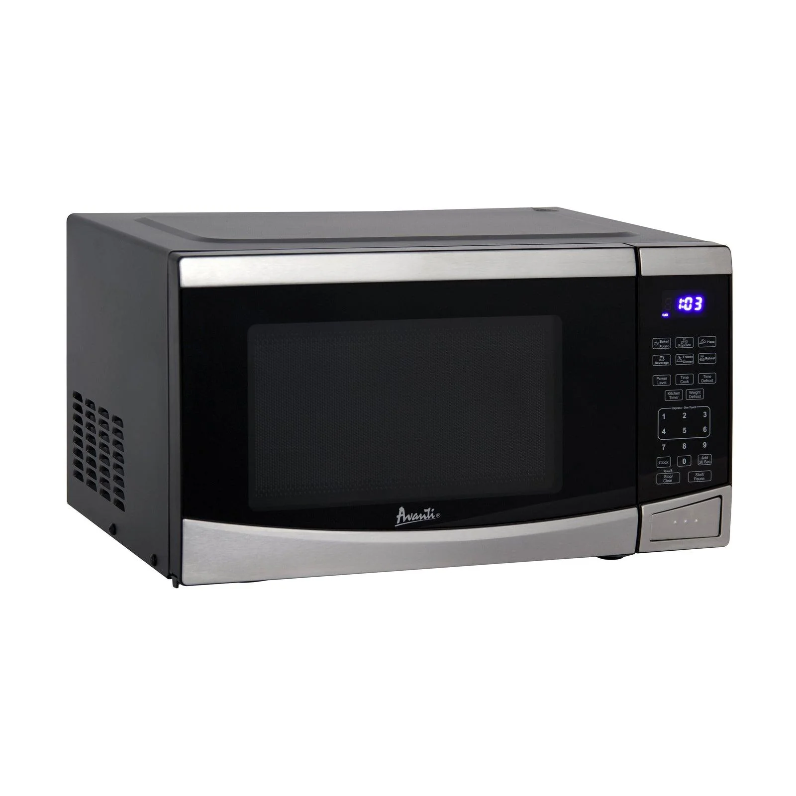 MT09V3S Avanti Countertop Microwave Oven, 0.9 cu. ft. - Stainless Steel - Image 3