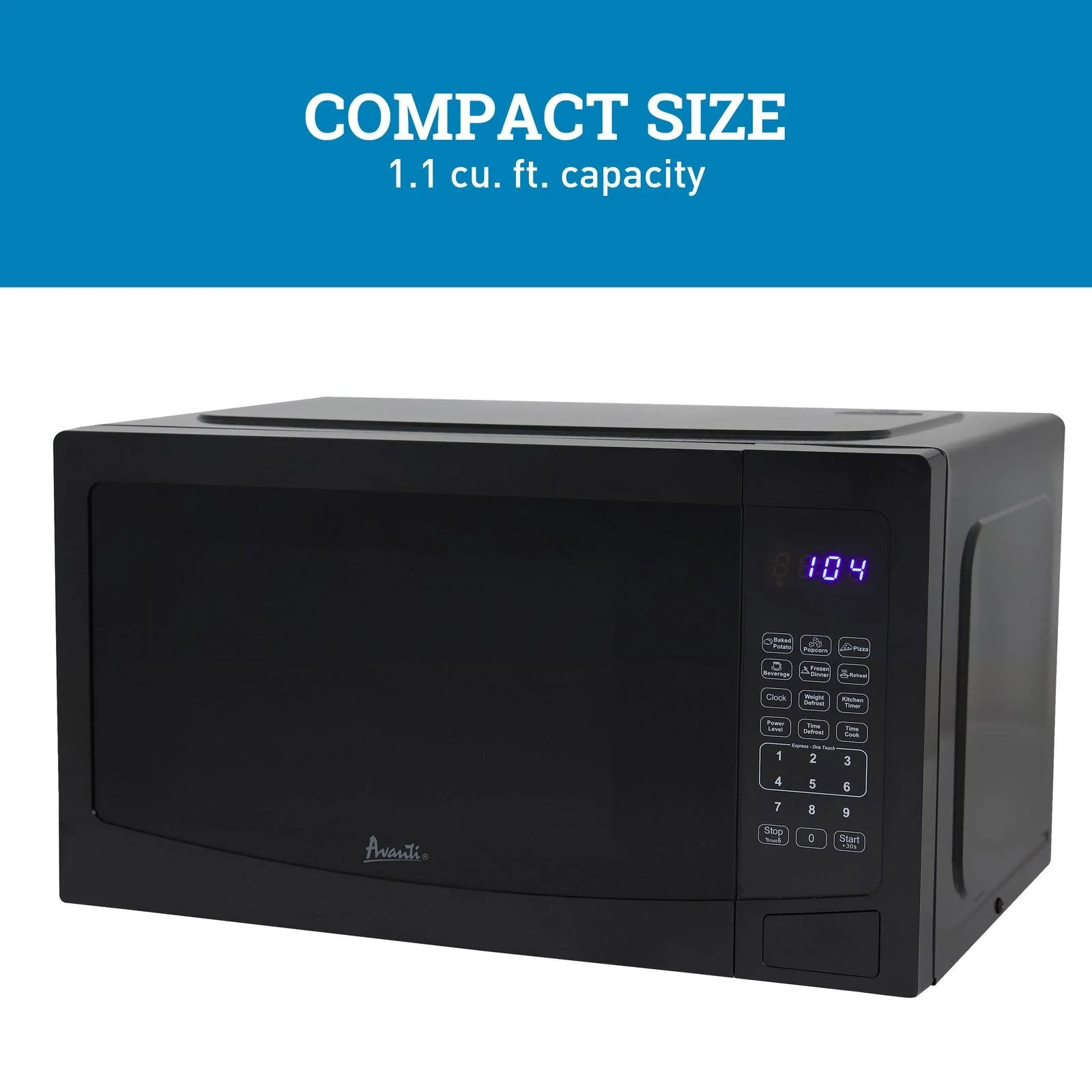 MT115V1B Avanti Microwave Oven, 1.1 cu. ft. Capacity - Black - Image 31