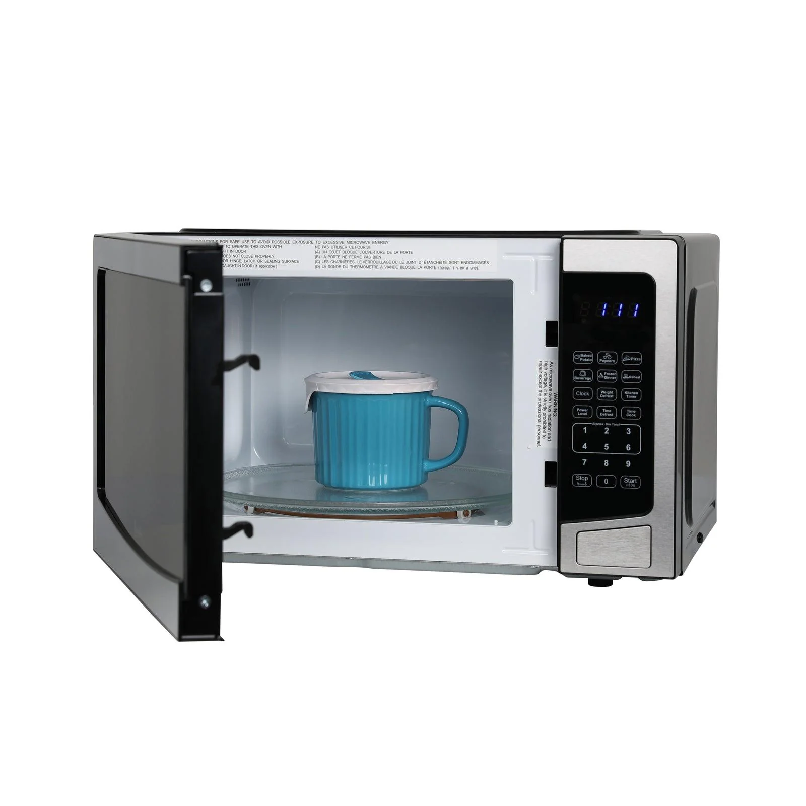 MT115V3S Avanti Microwave Oven, 1.1 cu. ft. Capacity - Stainless Steel - Image 8