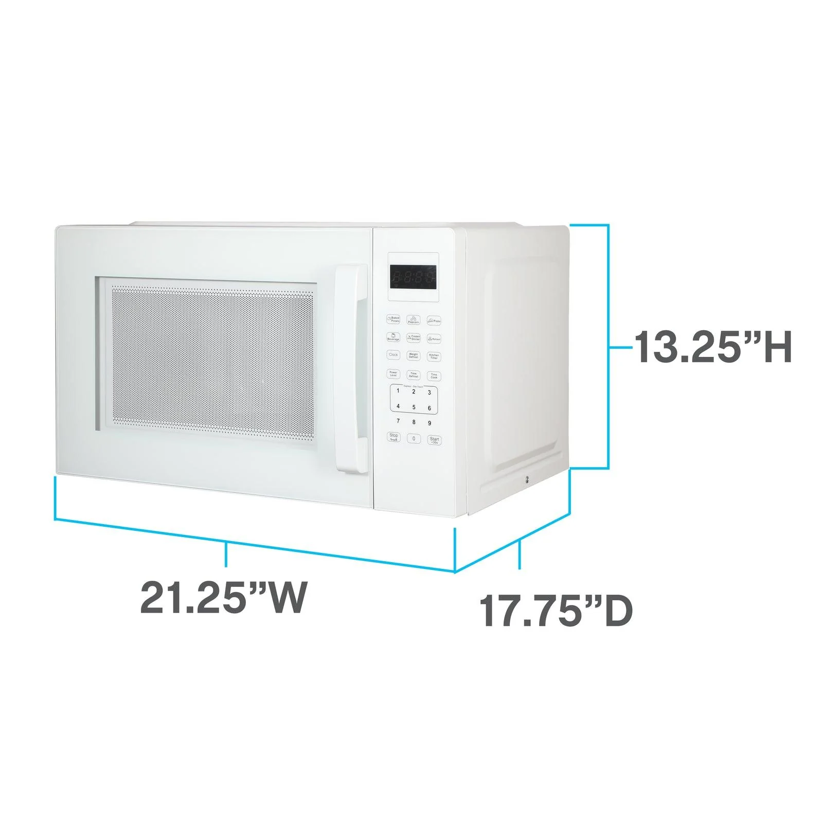 MT150V3S Avanti 1.5 cu. ft. Microwave Oven - Stainless Steel - Image 3