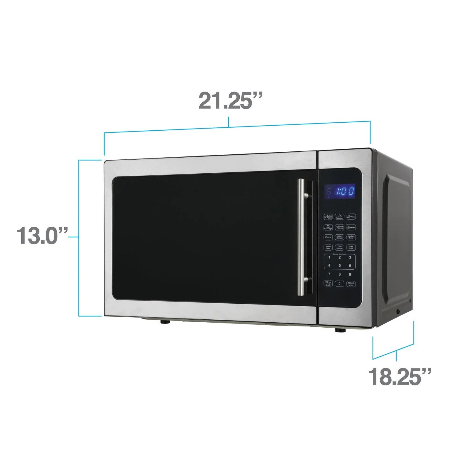 MT150V3S Avanti 1.5 cu. ft. Microwave Oven - Stainless Steel - Image 4