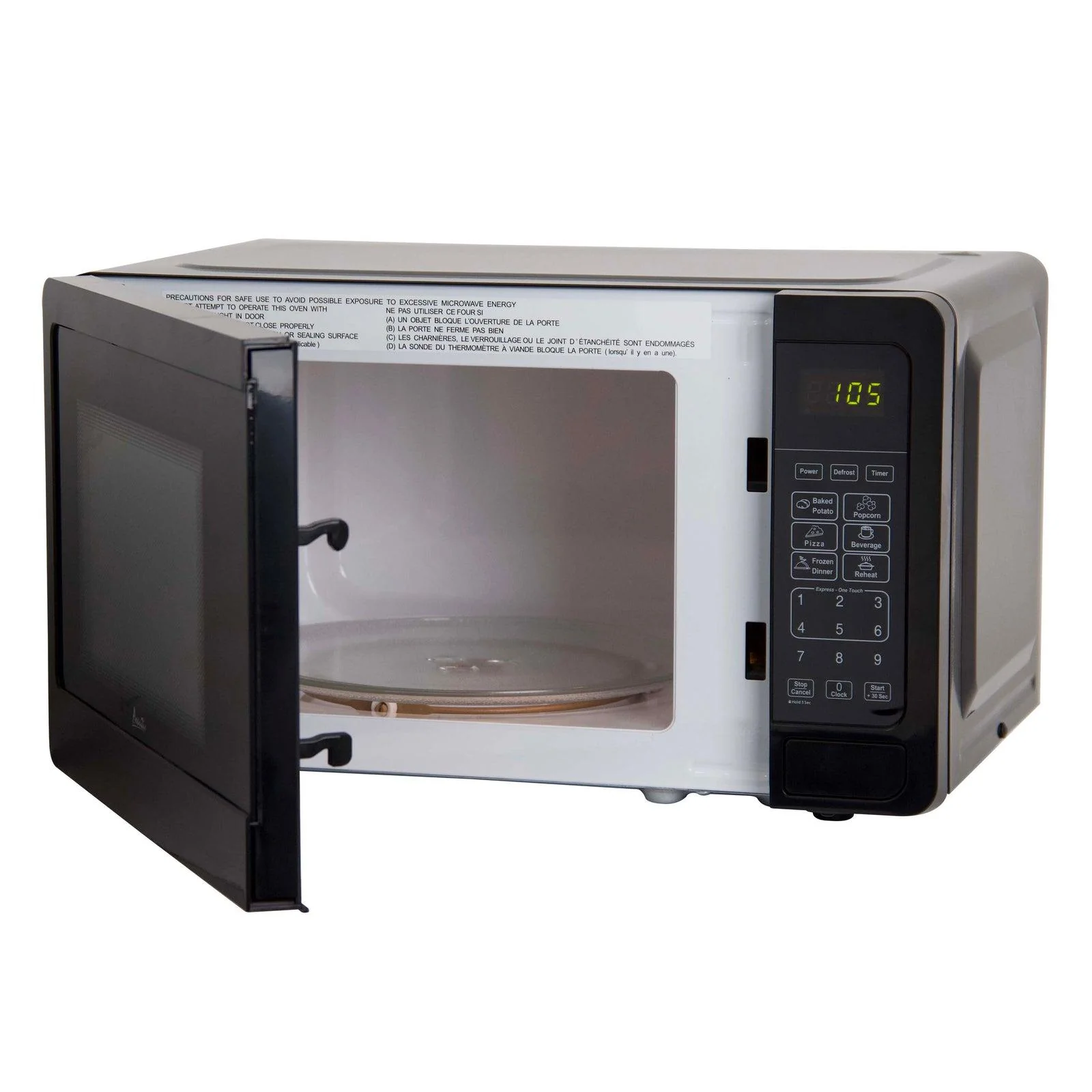 MT7V1B Avanti Countertop Microwave Oven, 0.7 cu. ft. - Black - Image 12