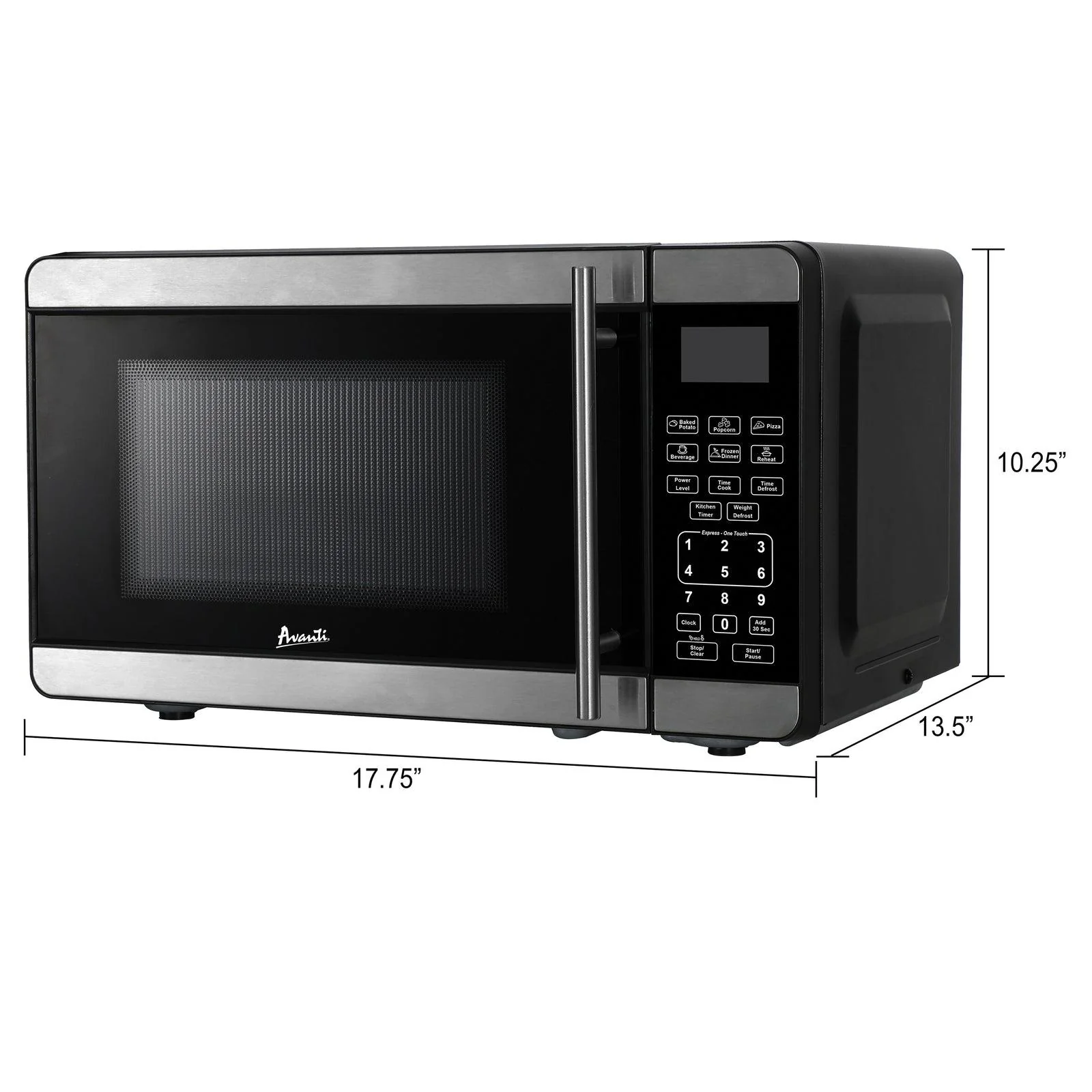 MT7V1B Avanti Countertop Microwave Oven, 0.7 cu. ft. - Black - Image 15