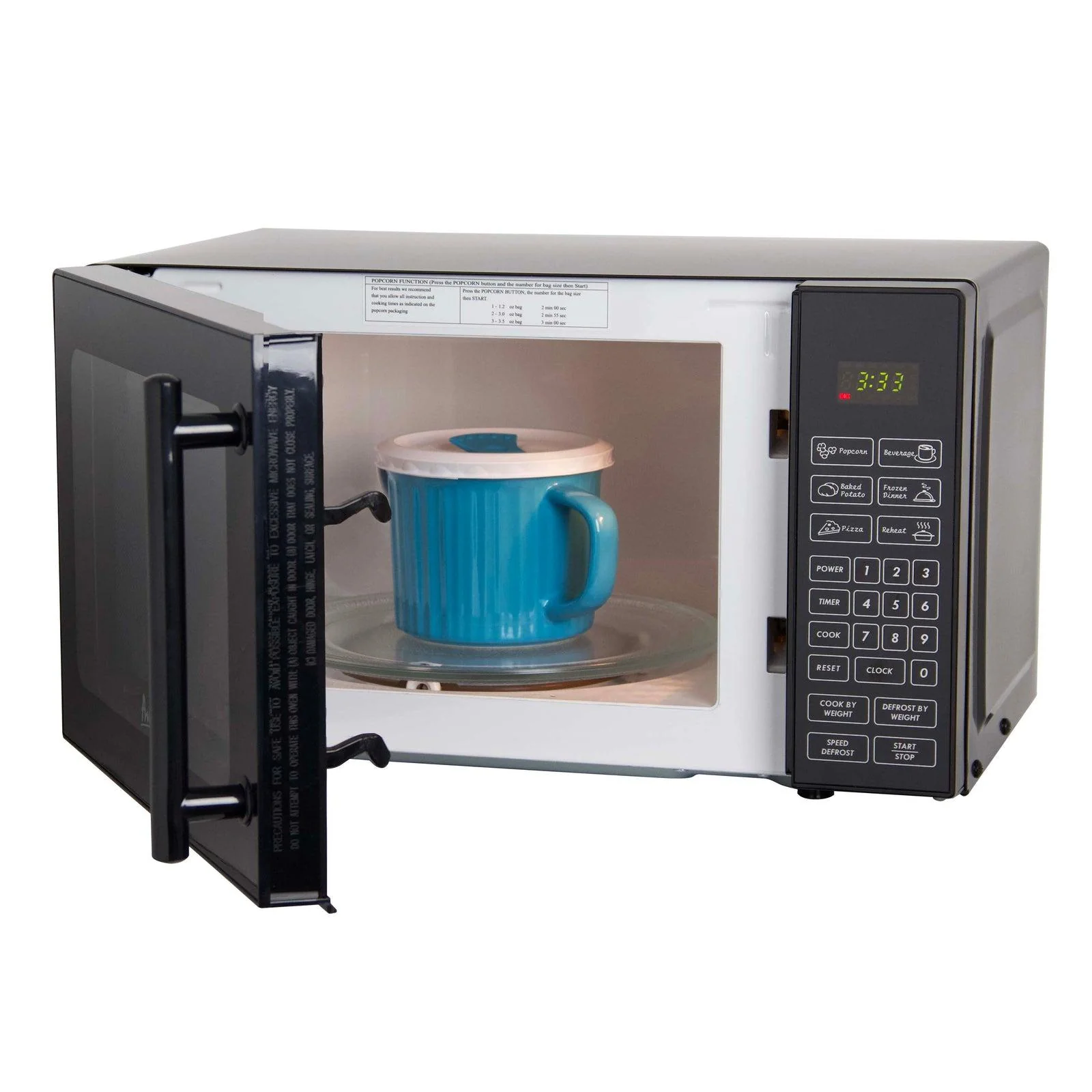 MT81K1BH Avanti Countertop Microwave Oven, 0.8 cu. ft. Capacity - Image 4