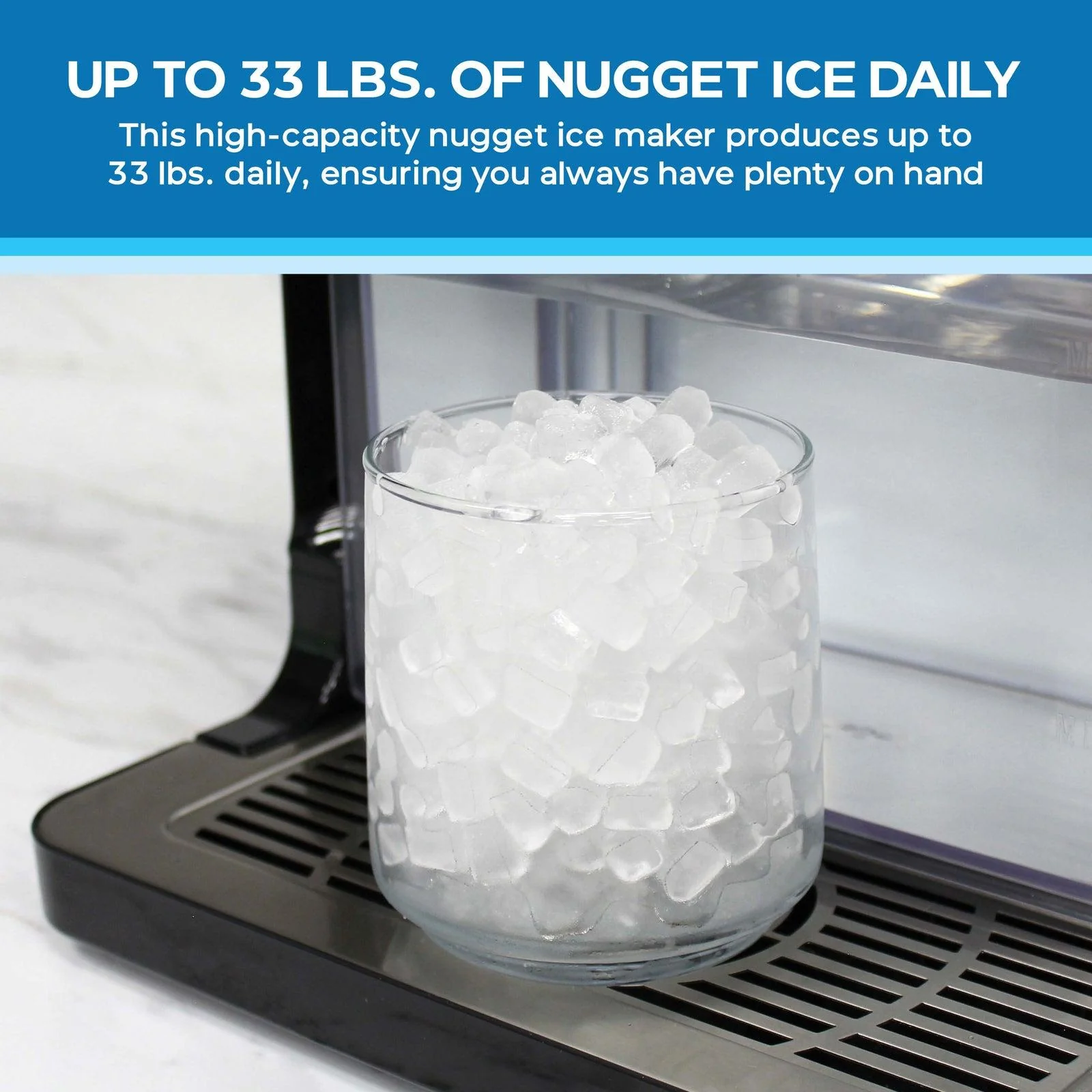 NIMDTS3326SIS Avanti Digital Nugget Ice Maker with Dispenser - Image 6
