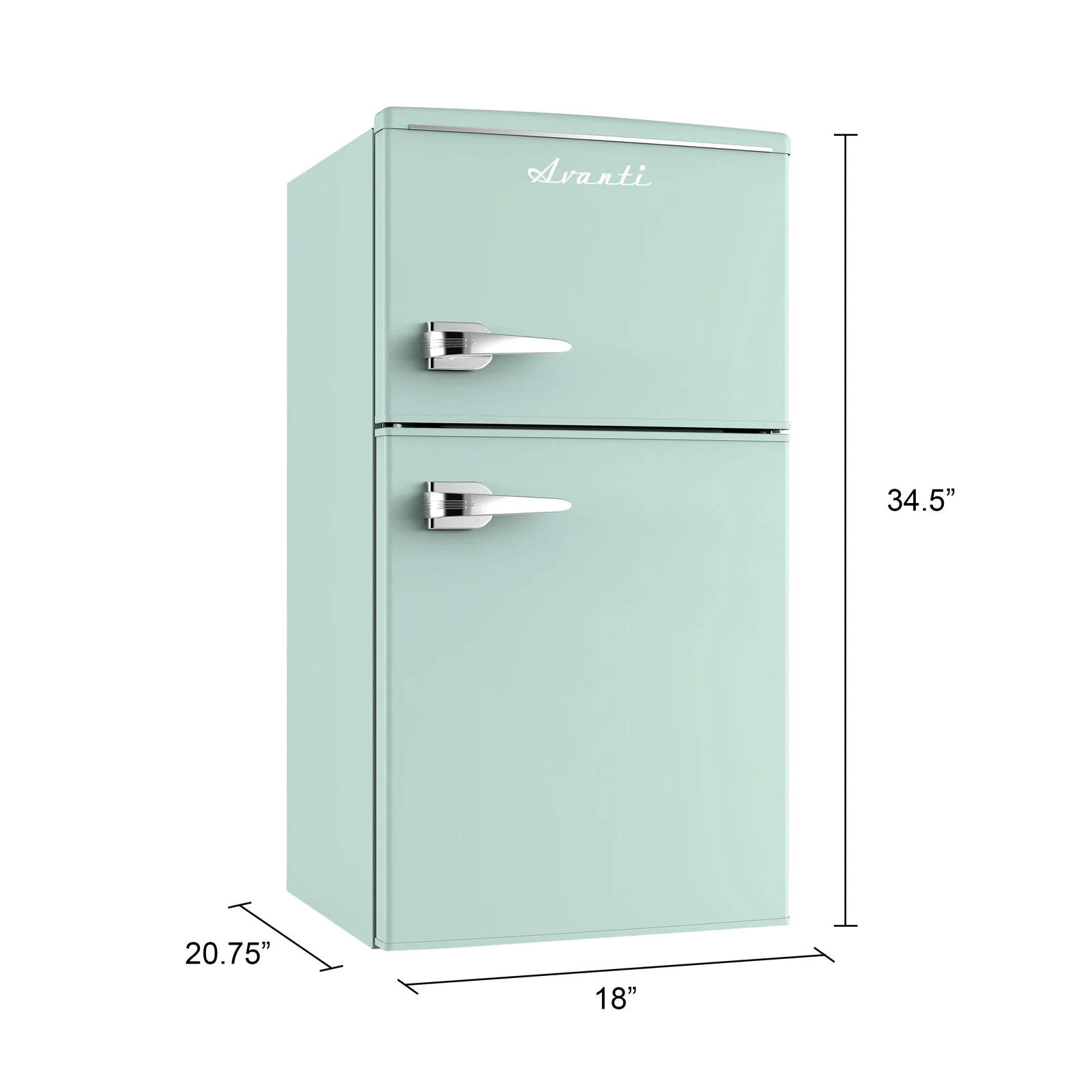 RMRT30X6BLIS Avanti 3.0 Cu. Ft. Retro Compact Refrigerator - Robin's Egg Blue - Image 24
