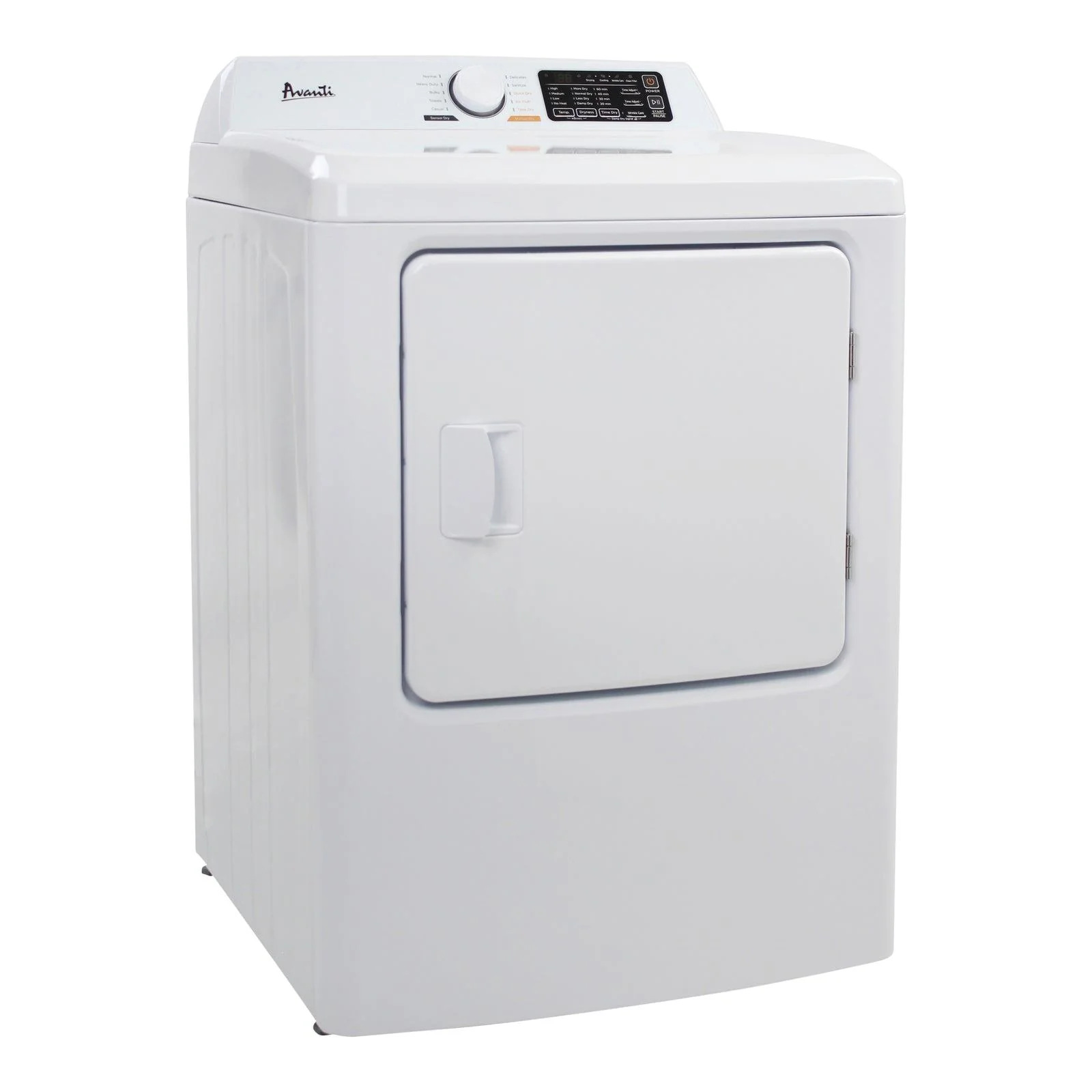 SED70D0W Avanti Front Load Electric Clothes Dryer, 7.0 cu. ft. Capacity - White / 7.0 cu. ft. - Image 2