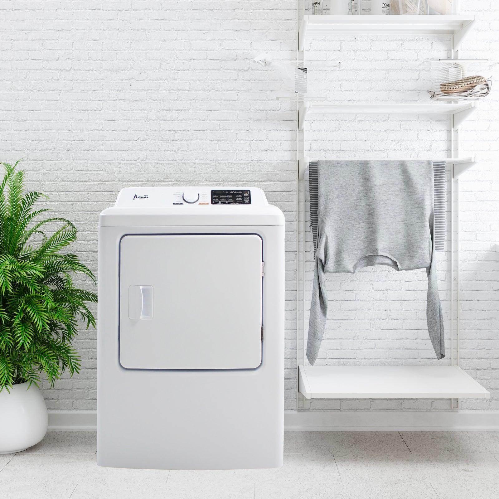 SGD70D0WG Avanti Front Load Gas Vented Clothes Dryer, 7.0 cu. ft. Capacity - White / 7.0 cu. ft. - Image 3