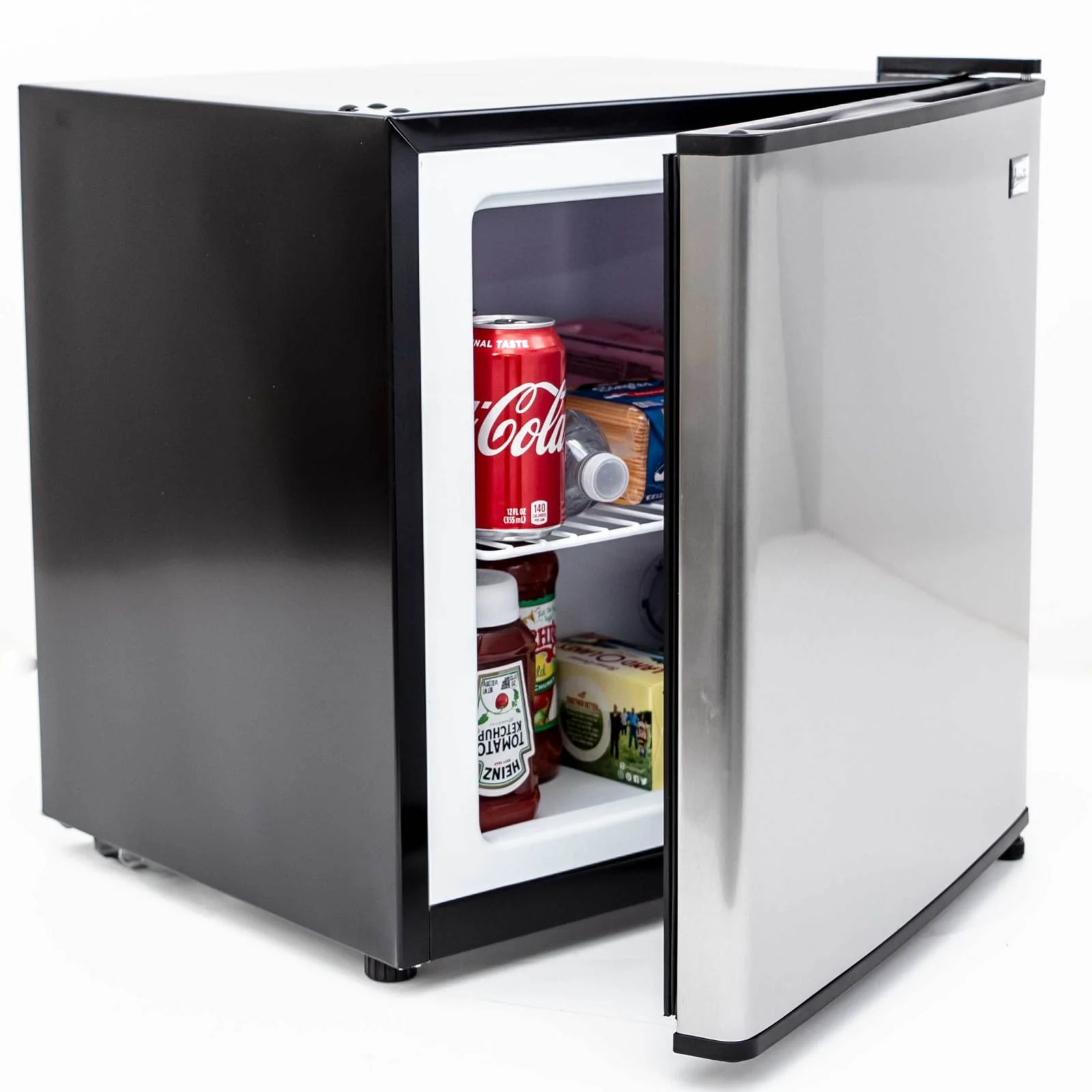 Avanti 1.4 cu. ft. Refrigerator or Freezer - Platinum finish with Black Cabinet / 1.4 cu. ft. - Image 3