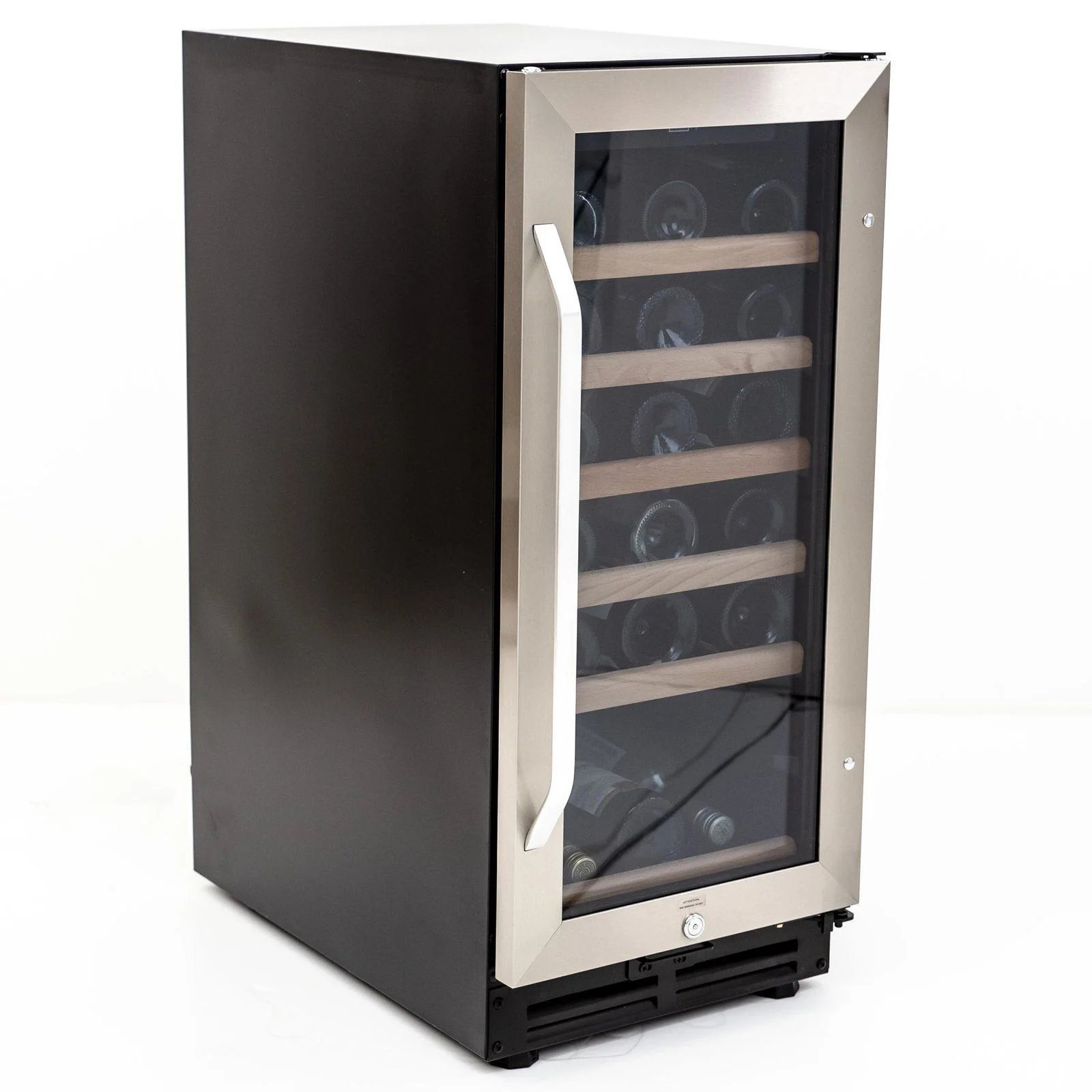 Avanti 30 Bottle Wine Cooler - Stainless Steel with Black Cabinet / 30 Bottles - Image 3