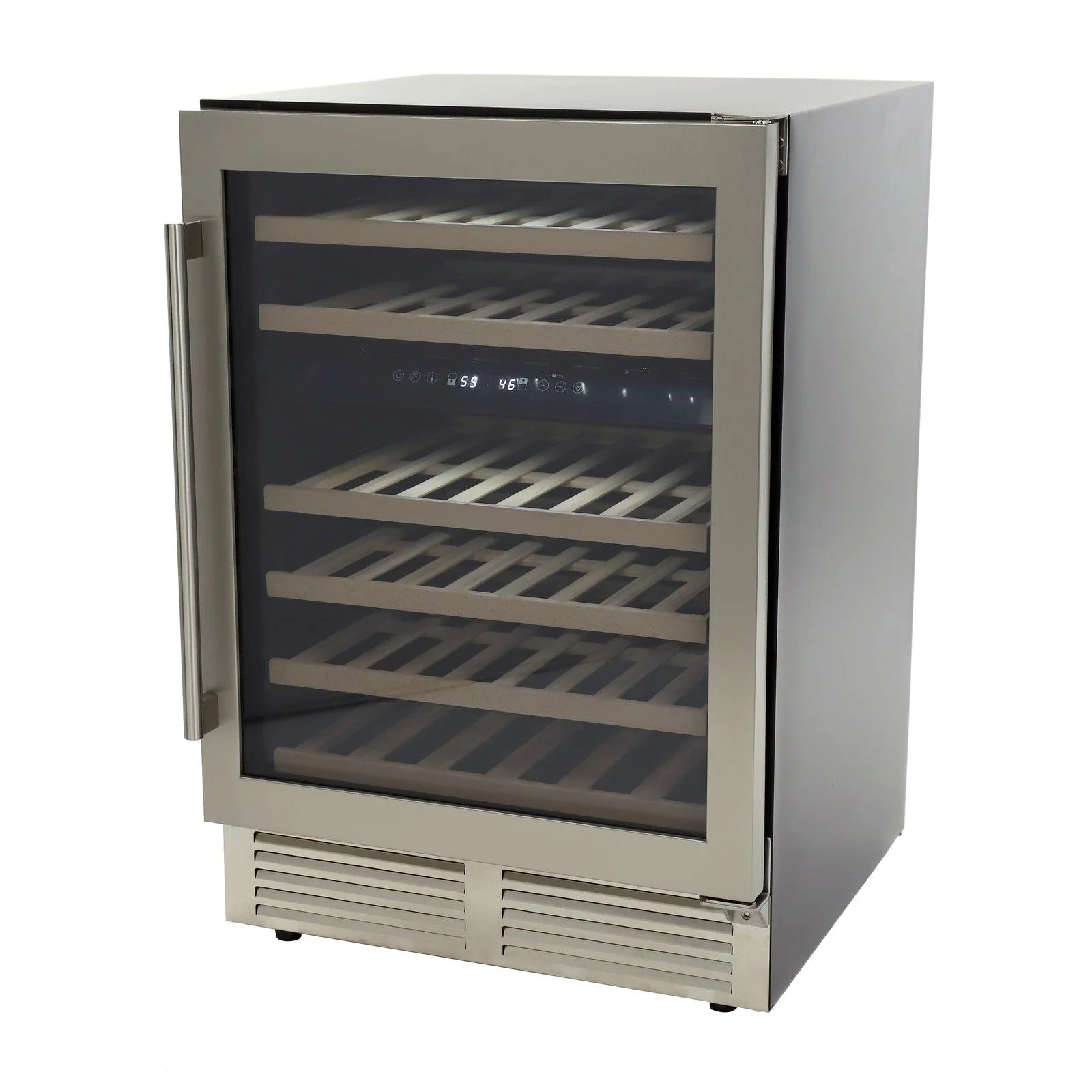 WCD46DZ3S Avanti DESIGNER Series Dual-Zone Wine Cooler, 46 Bottle Capacity - Stainless Steel / 46 Bottles - Image 2