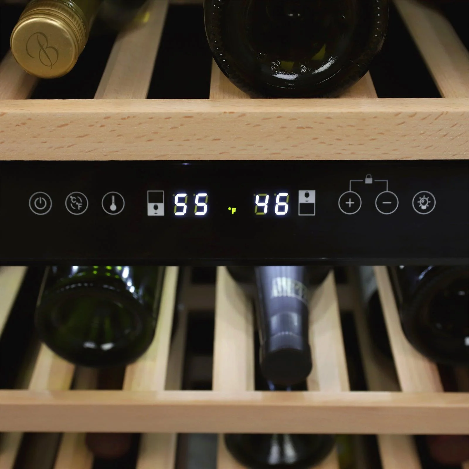WCD46DZ3S Avanti DESIGNER Series Dual-Zone Wine Cooler, 46 Bottle Capacity - Stainless Steel / 46 Bottles - Image 9