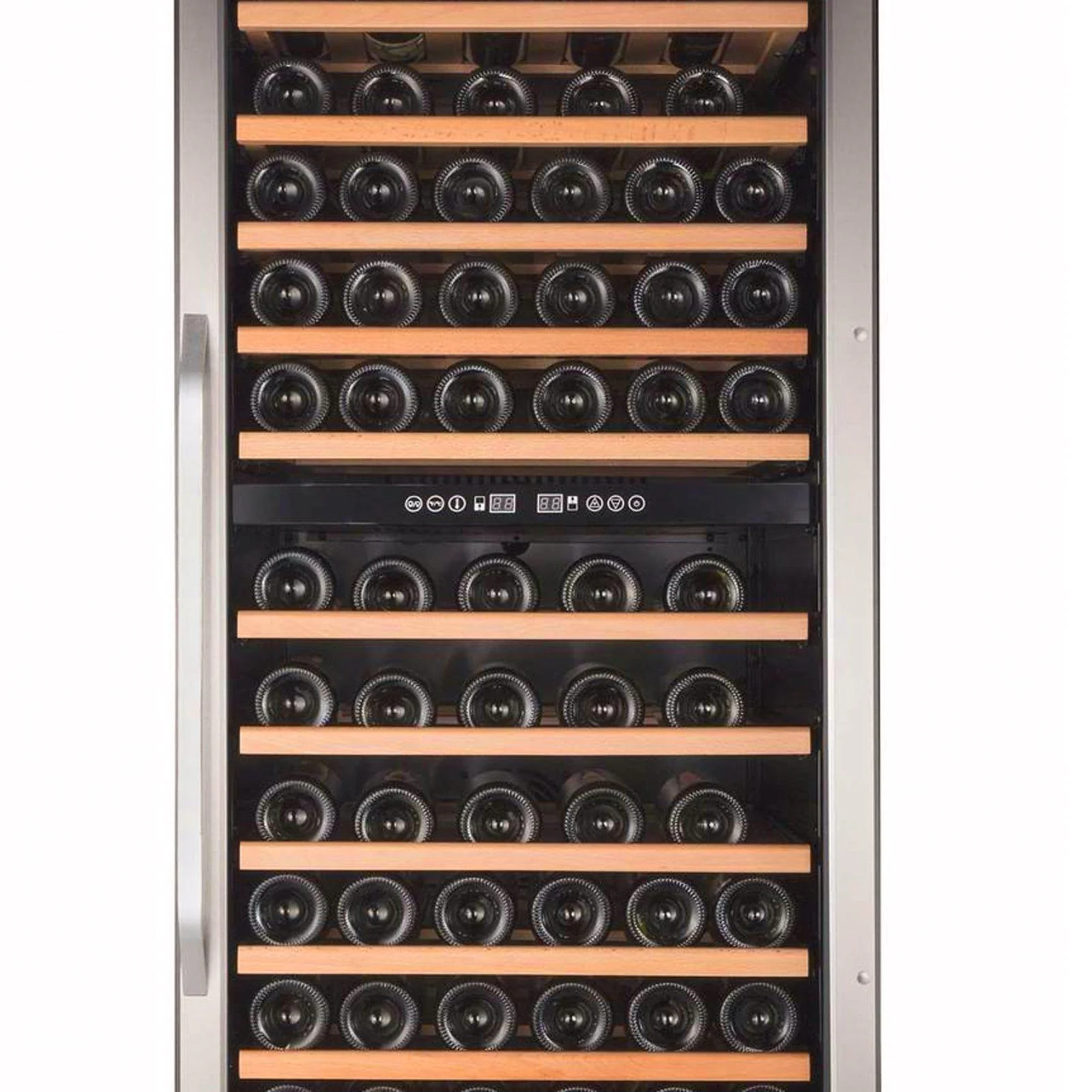 WCF148DE3S Avanti 148 Bottle Dual-Zone Wine Cooler - Stainless Steel / 148 Bottles - Image 4