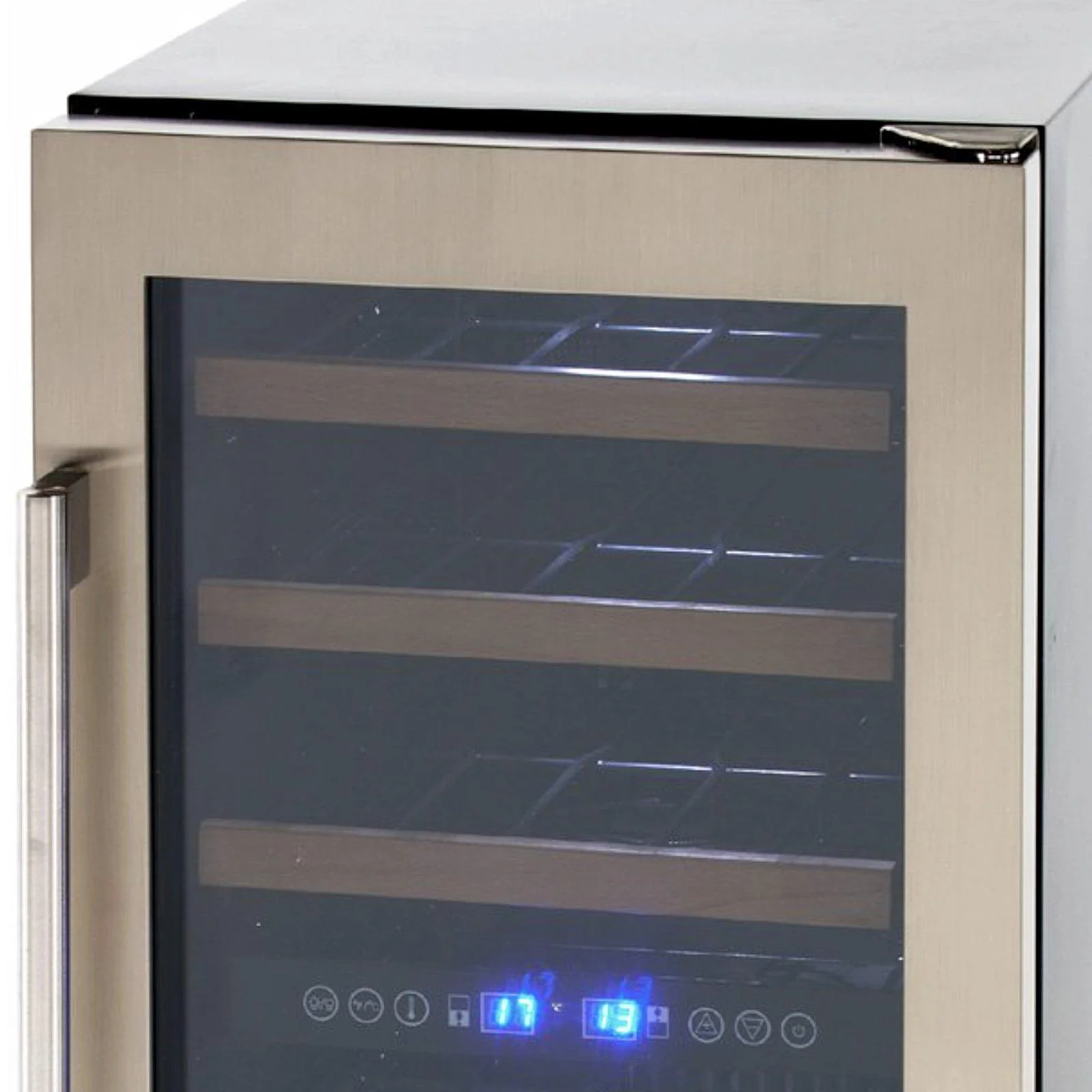 WCF282E3SD Avanti 28 Bottle DESIGNER Series Dual-Zone Wine Cooler - Stainless Steel / 28 Bottles - Image 7