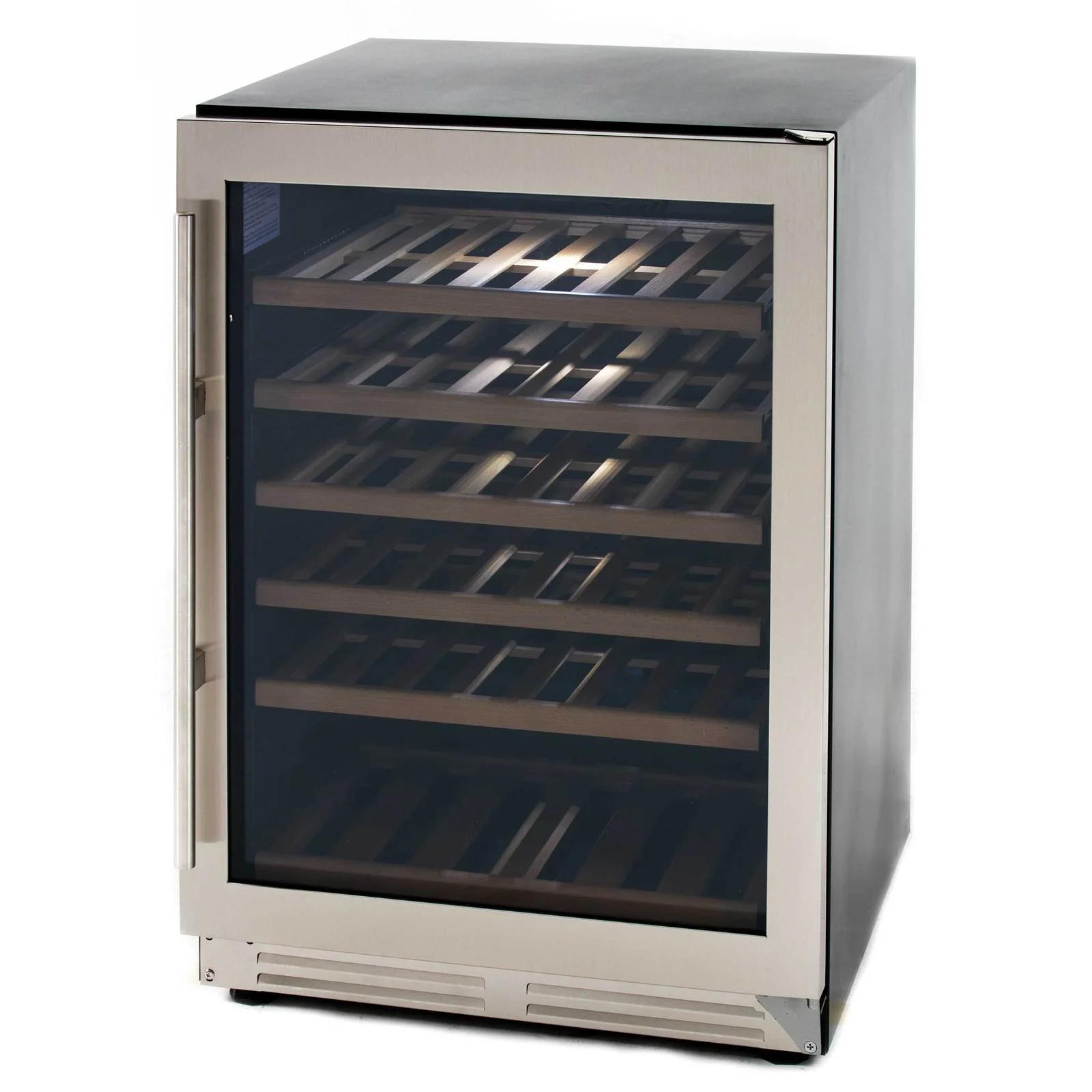 Avanti WCF51S3SS 51 Bottle DESIGNER Series Wine Cooler - Stainless Steel with Black Cabinet / 51 Bottles - Image 4