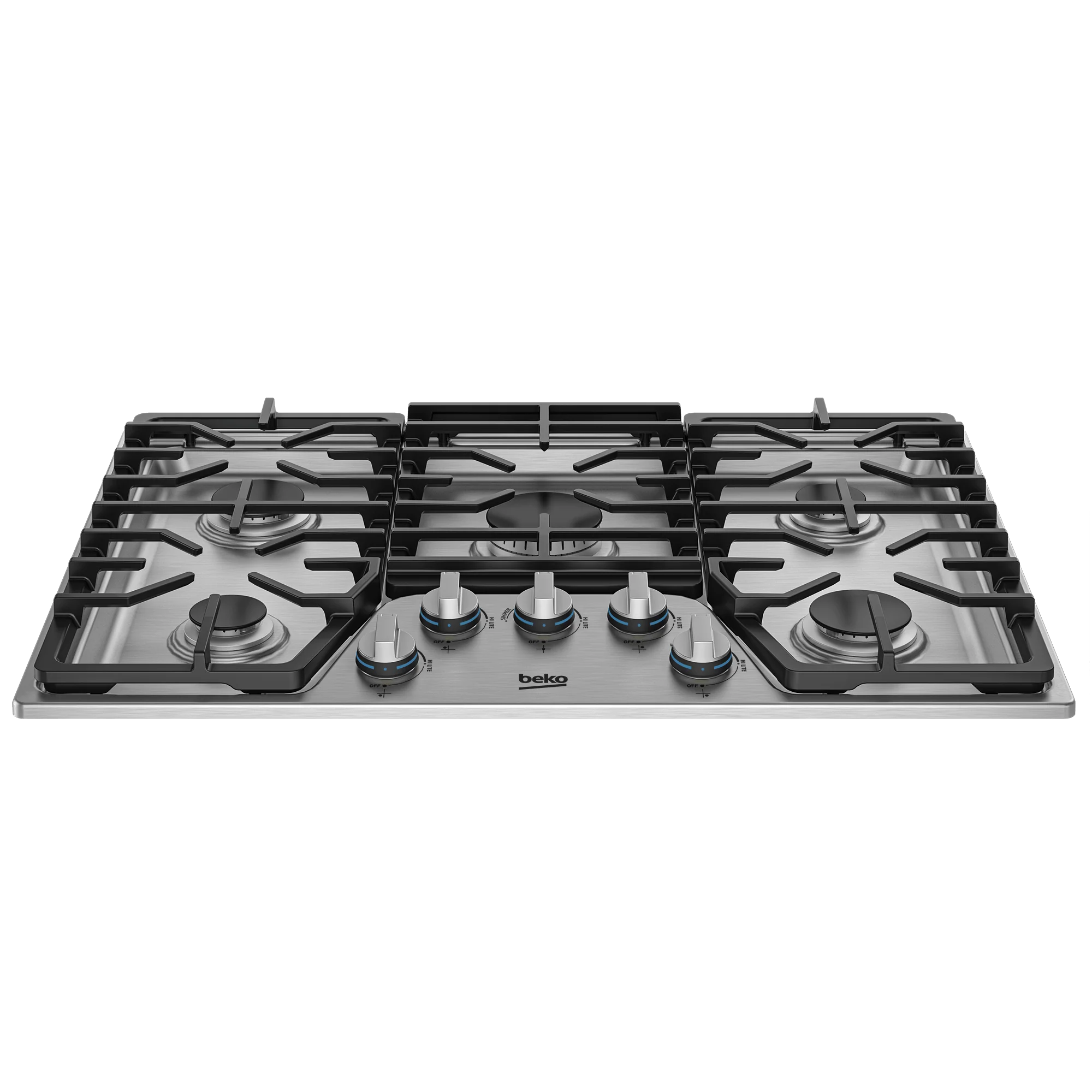 Beko BCTG30500SS 30" Built-In Gas Cooktop with 5 Burners - Image 3