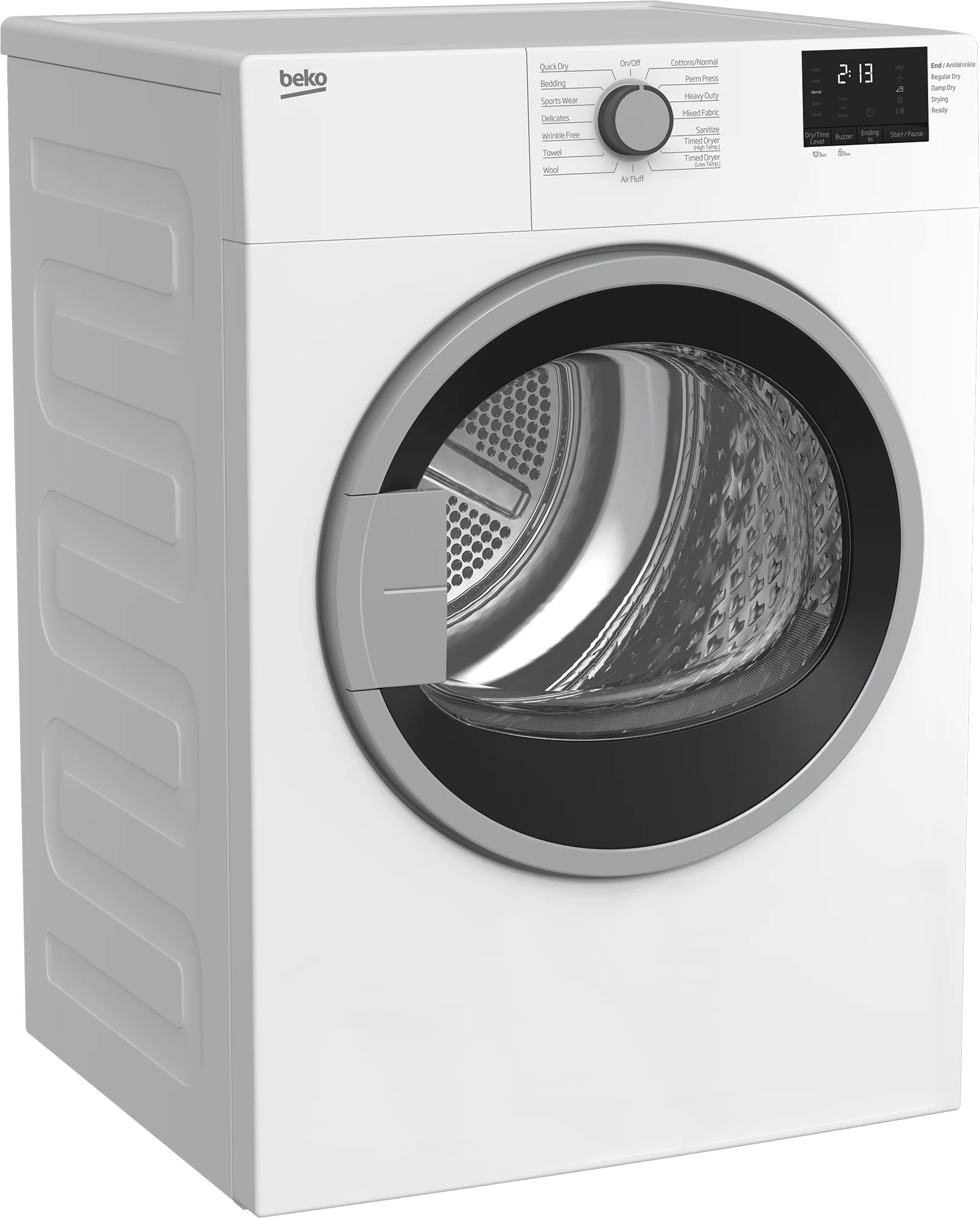 Beko BDV7200X2 24" Electric Air Vented Front Load Dryer - Image 2