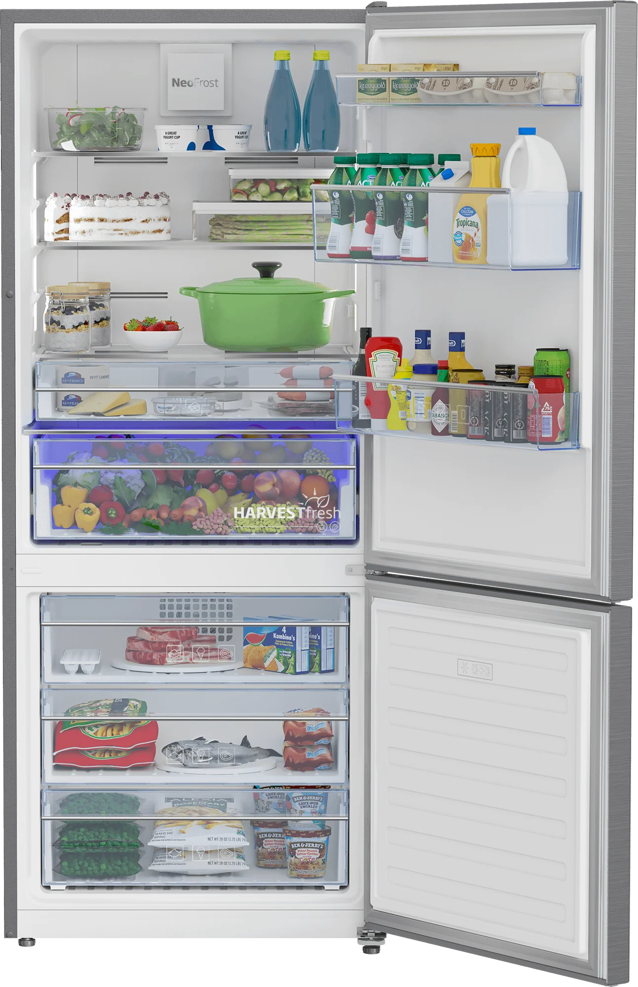 Beko BFBF2815SS 28" Bottom Freezer Refrigerator - Image 5