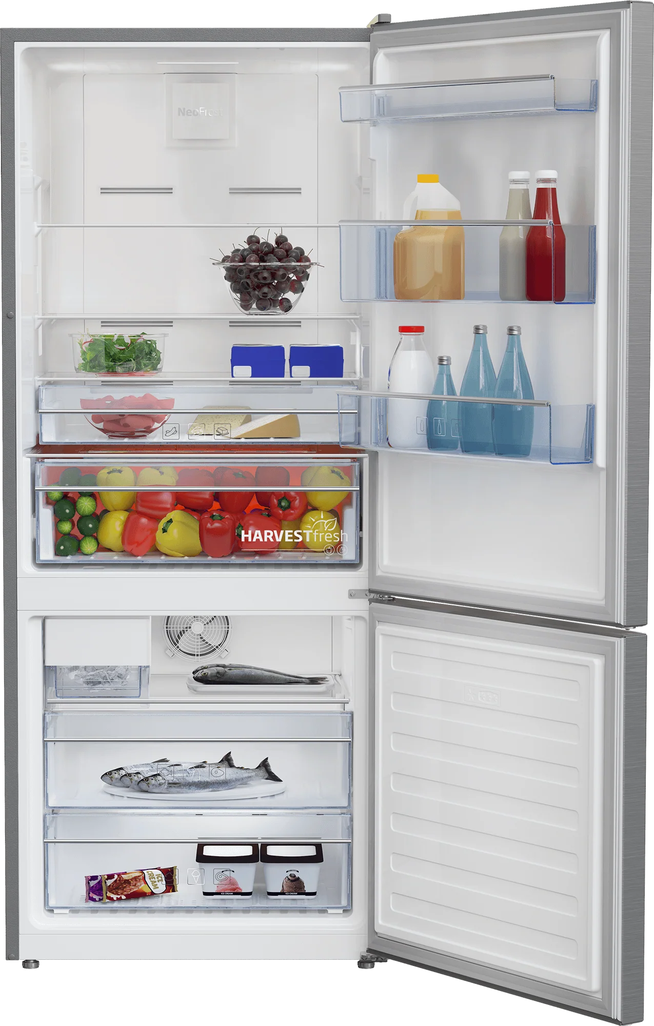 Beko BFBF2815SSIM 28" Bottom Freezer Refrigerator - Image 4