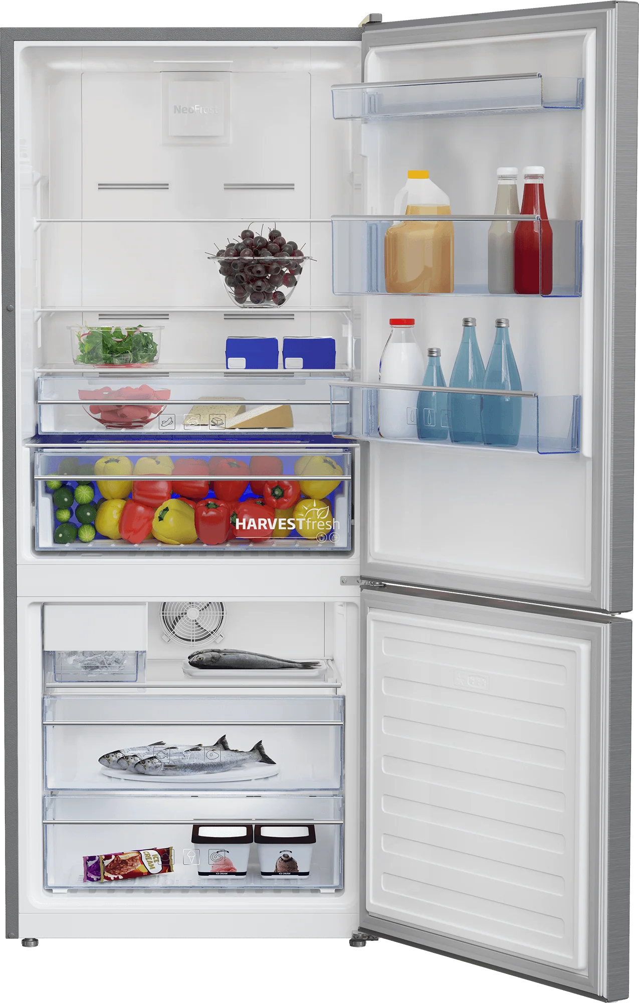 Beko BFBF2815SSIM 28" Bottom Freezer Refrigerator - Image 5