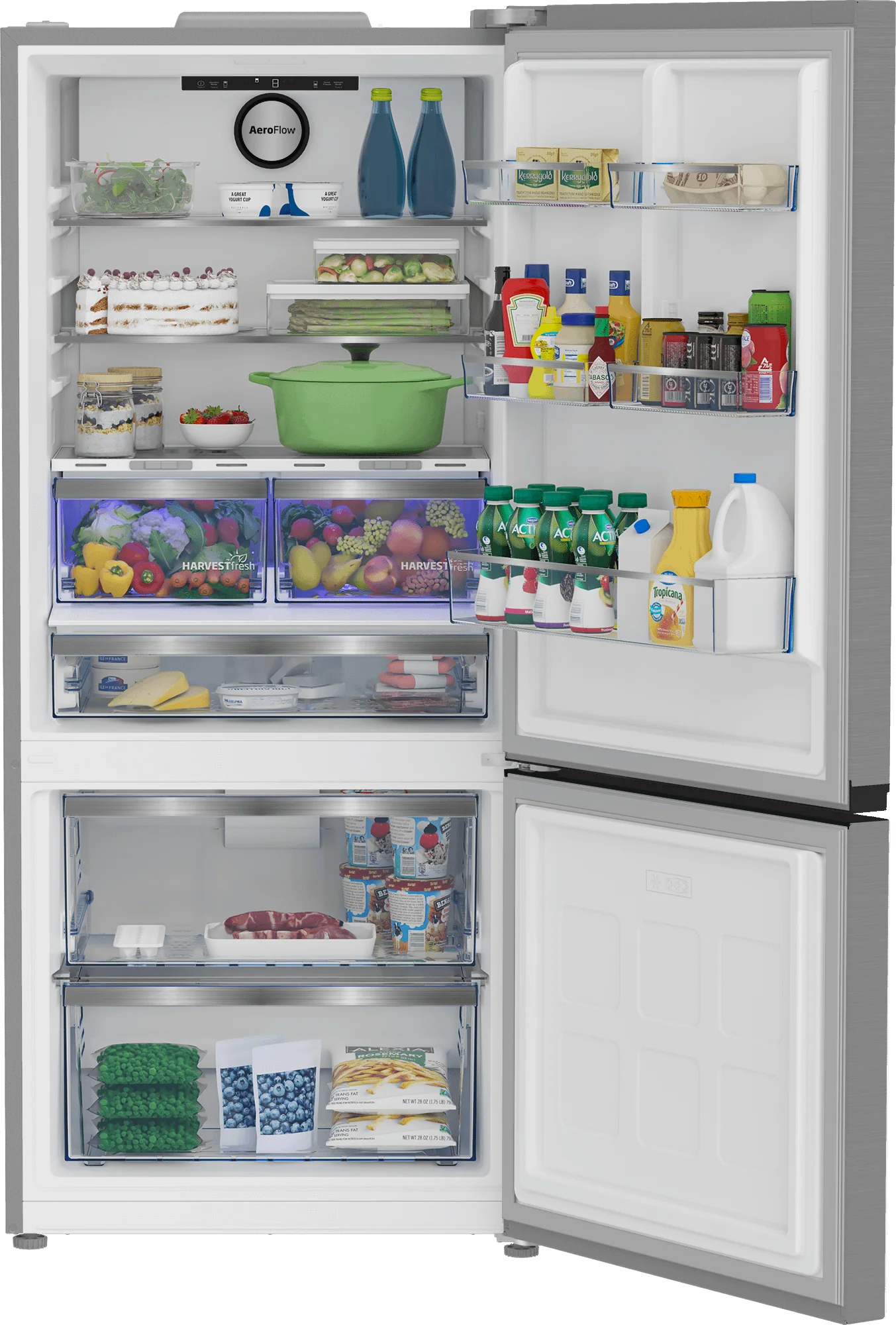 Beko BFBF30116SS 30" Bottom Freezer Refrigerator - Image 5