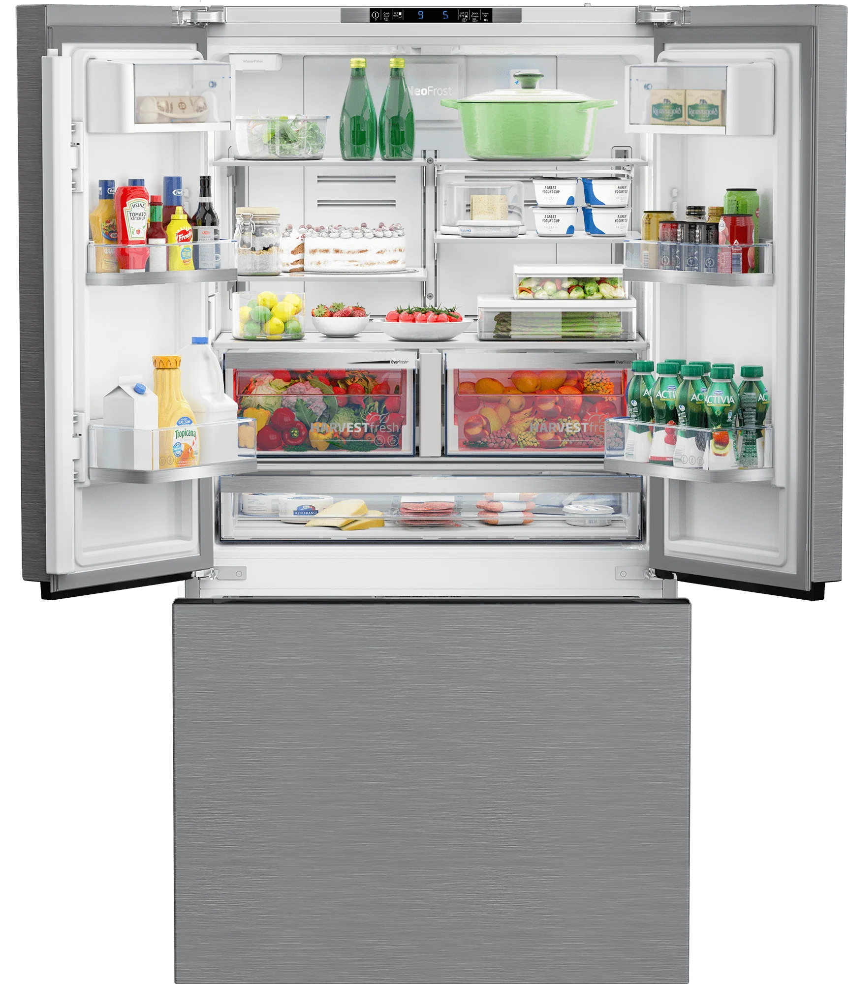 Beko BFFD3614ZSS 36" French Door Refrigerator with Harvestfresh - Image 4