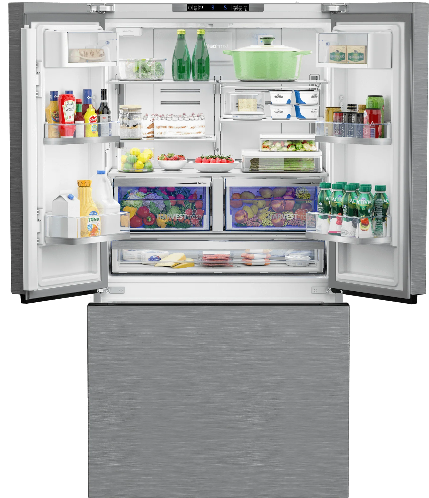 Beko BFFD3614ZSS 36" French Door Refrigerator with Harvestfresh - Image 5
