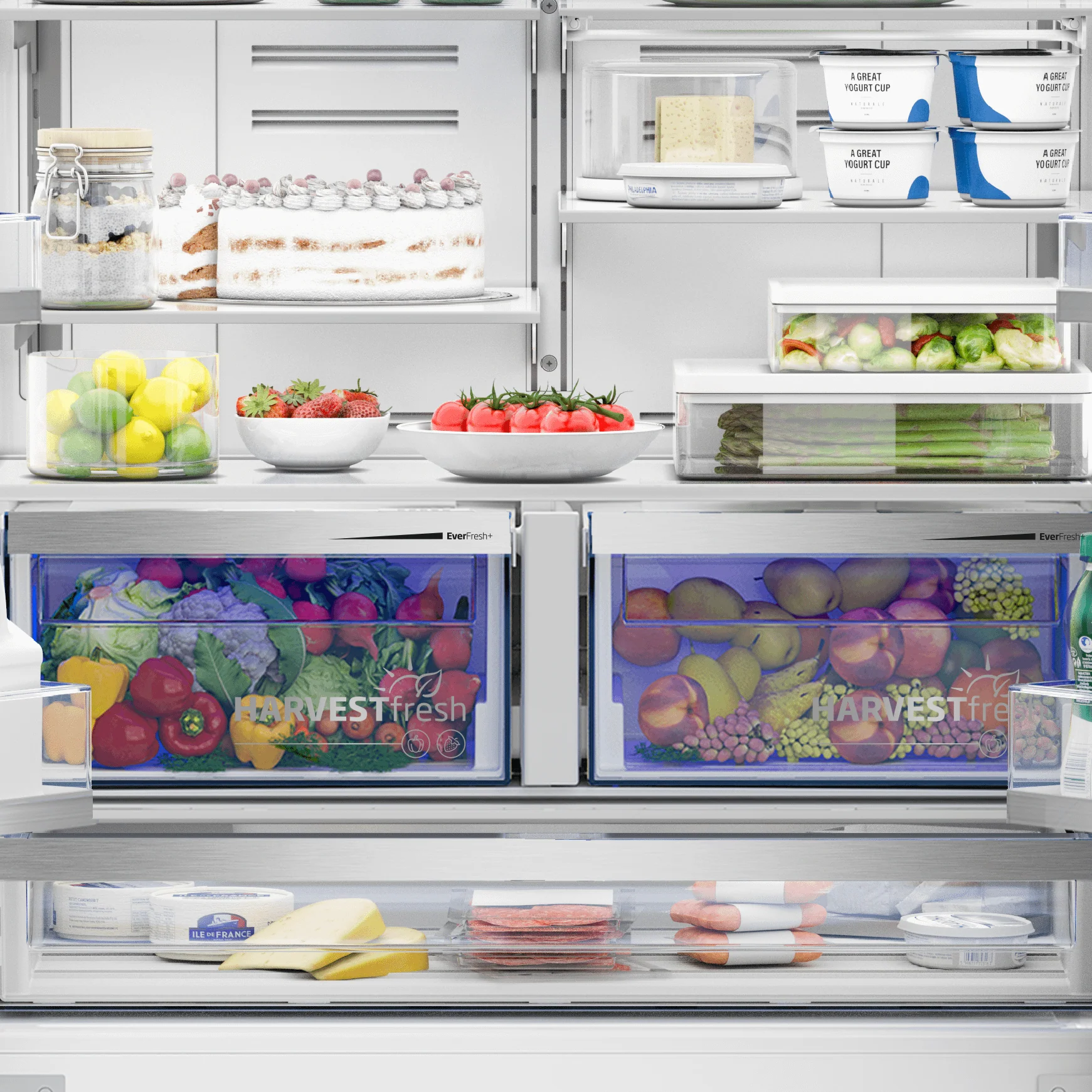 Beko BFFD3614ZSS 36" French Door Refrigerator with Harvestfresh - Image 8