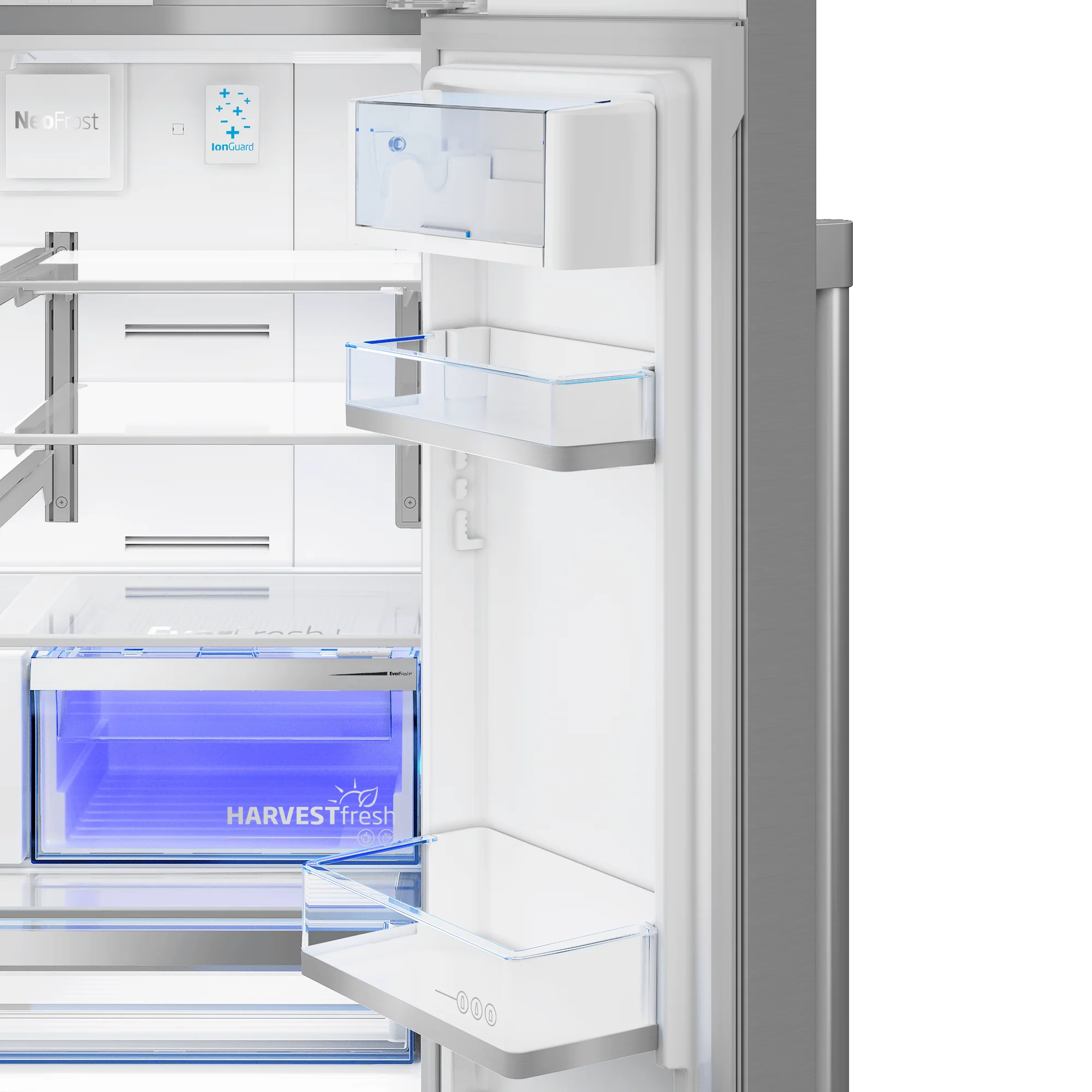 Beko BFFD3614ZSS 36" French Door Refrigerator with Harvestfresh - Image 9