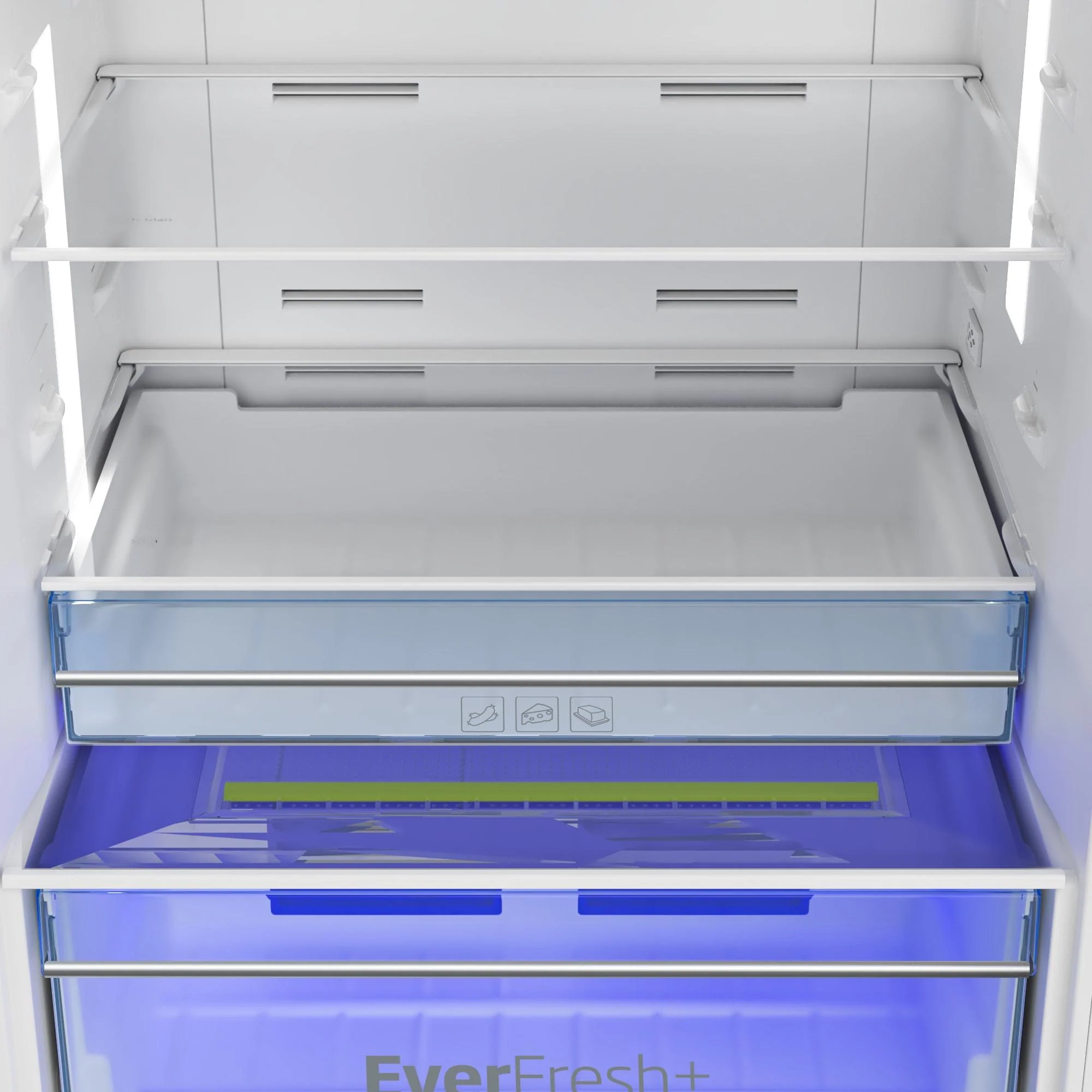 Beko 28" Freezer Top Stainless Steel Refrigerator with Auto Ice Maker and Everfresh - Image 7