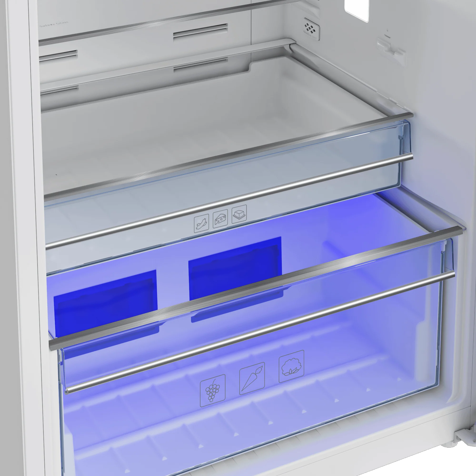 Beko BFTF2716WH 28" Freezer Top White Refrigerator - Image 5