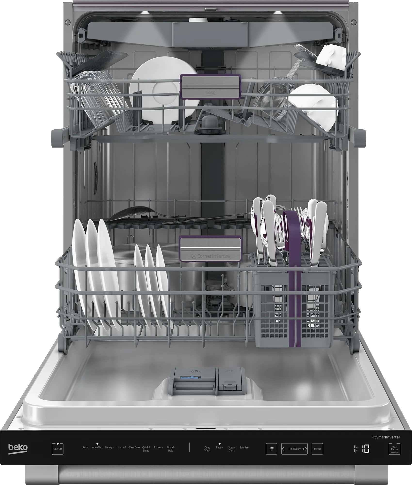 Beko DDT38532X Tall Tub Dishwasher with (16 place settings, 45.0 - Image 2