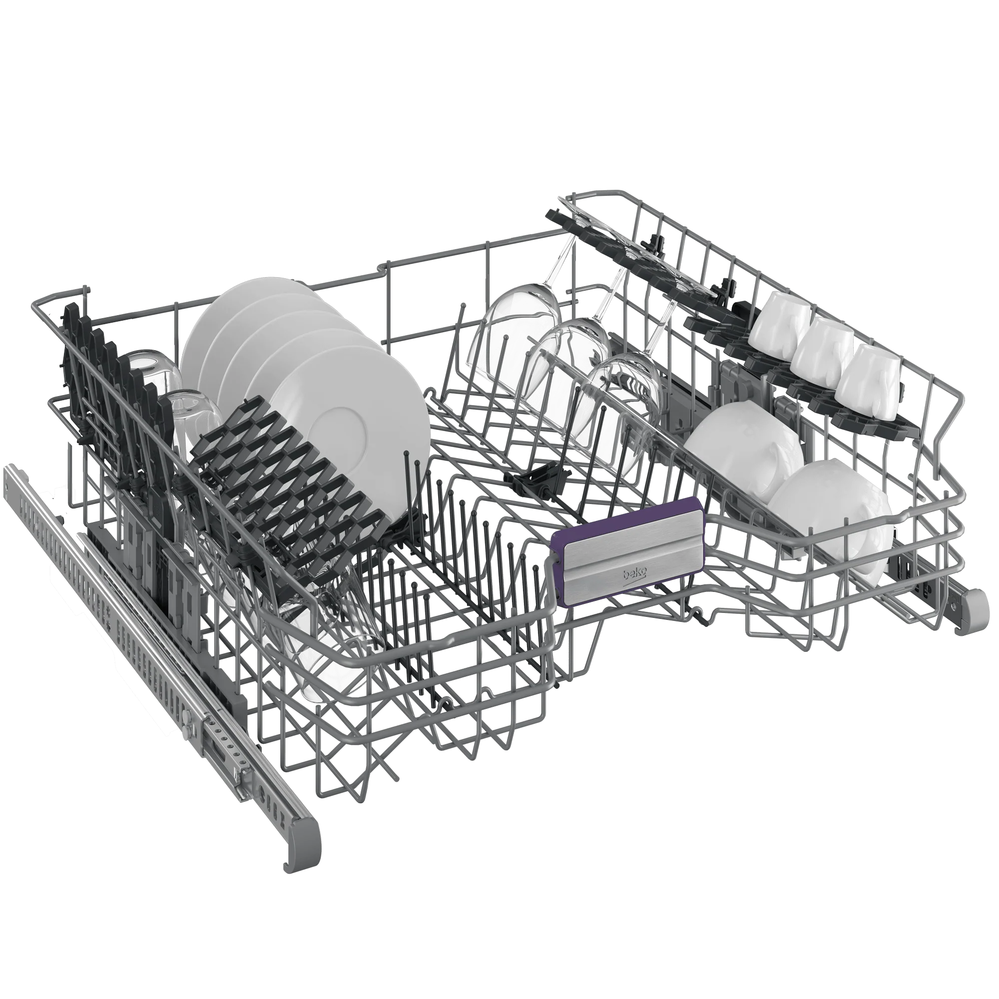 Beko DDT38532XHW Tall Tub Dishwasher with (16 place settings, 45.0 - Image 3