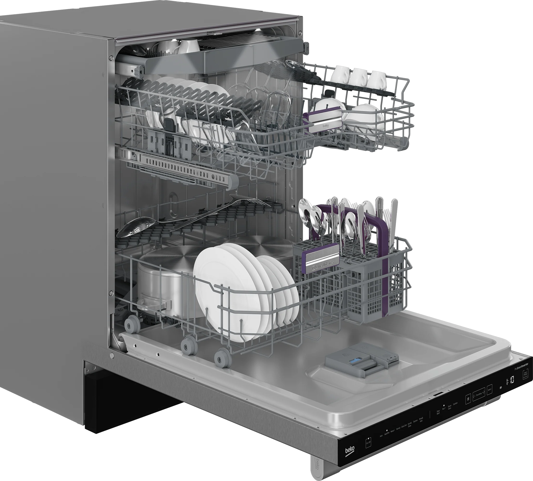 Beko DDT38532XHW Tall Tub Dishwasher with (16 place settings, 45.0 - Image 6