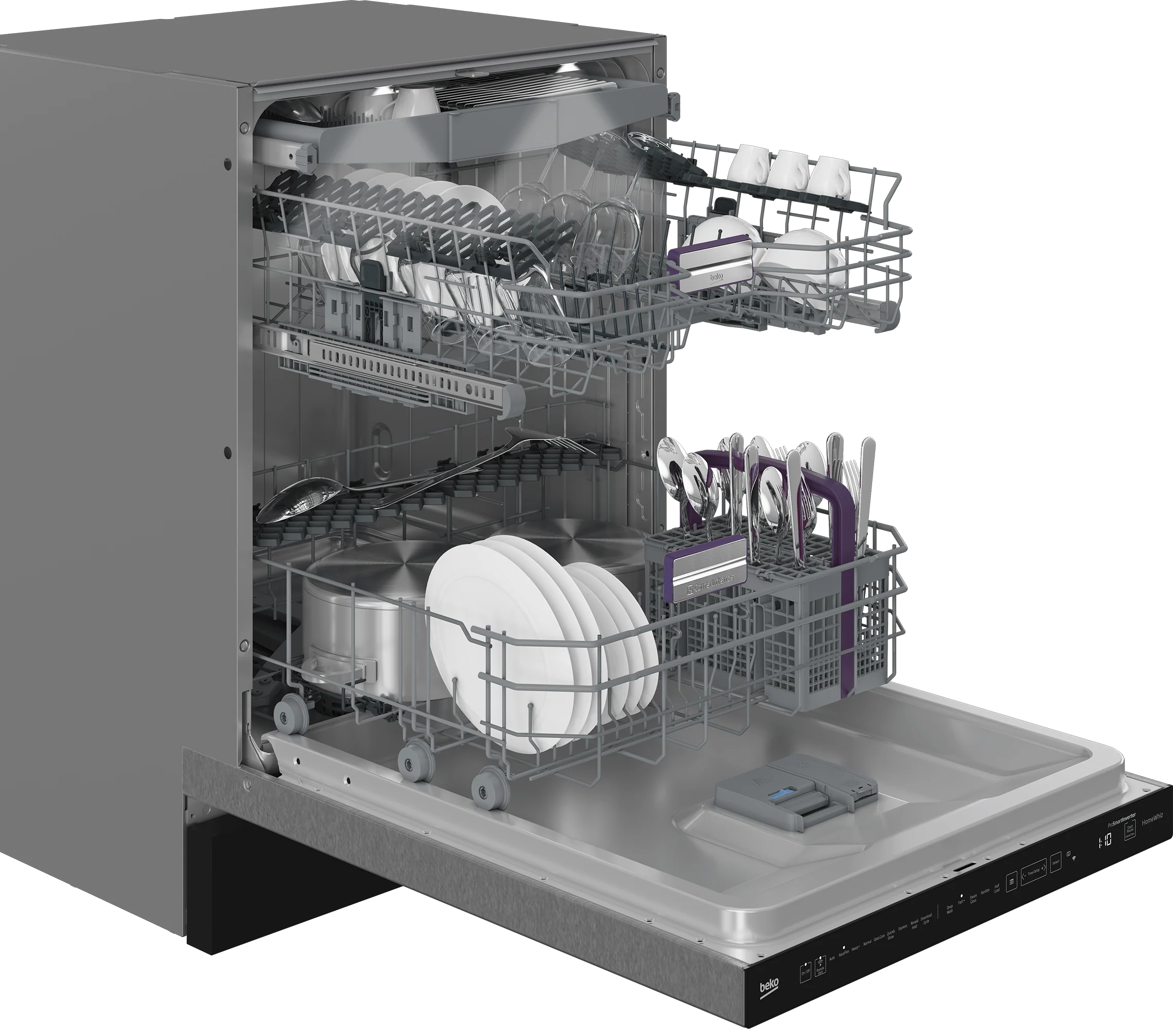 Beko DDT38532XIH Tall Tub Dishwasher with (16 place settings, 45.0 - Image 10