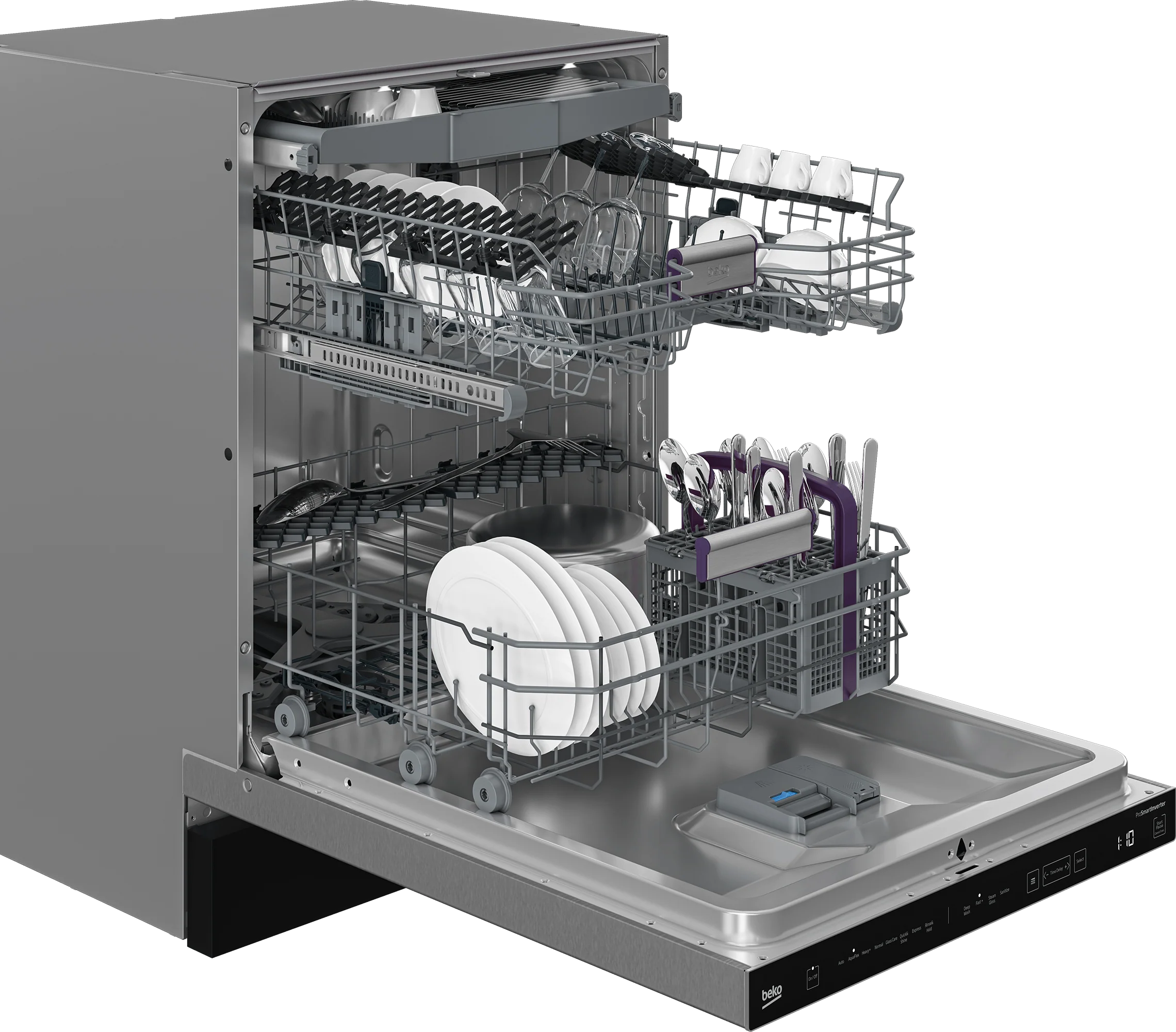 Beko DDT38532XIH Tall Tub Dishwasher with (16 place settings, 45.0 - Image 3