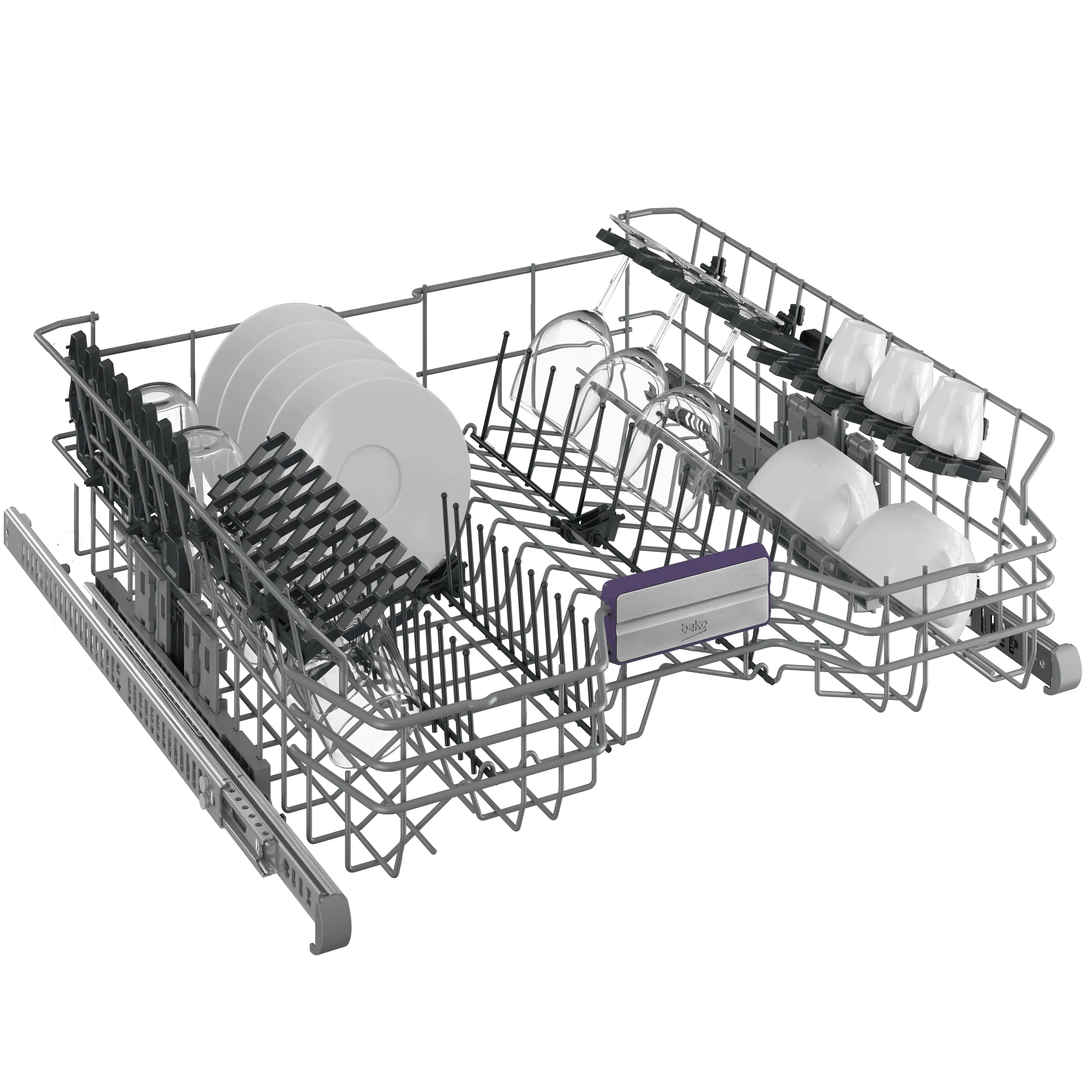 Beko DDT39434X Tall Tub Dishwasher with (16 place settings, 39.0 - Image 6