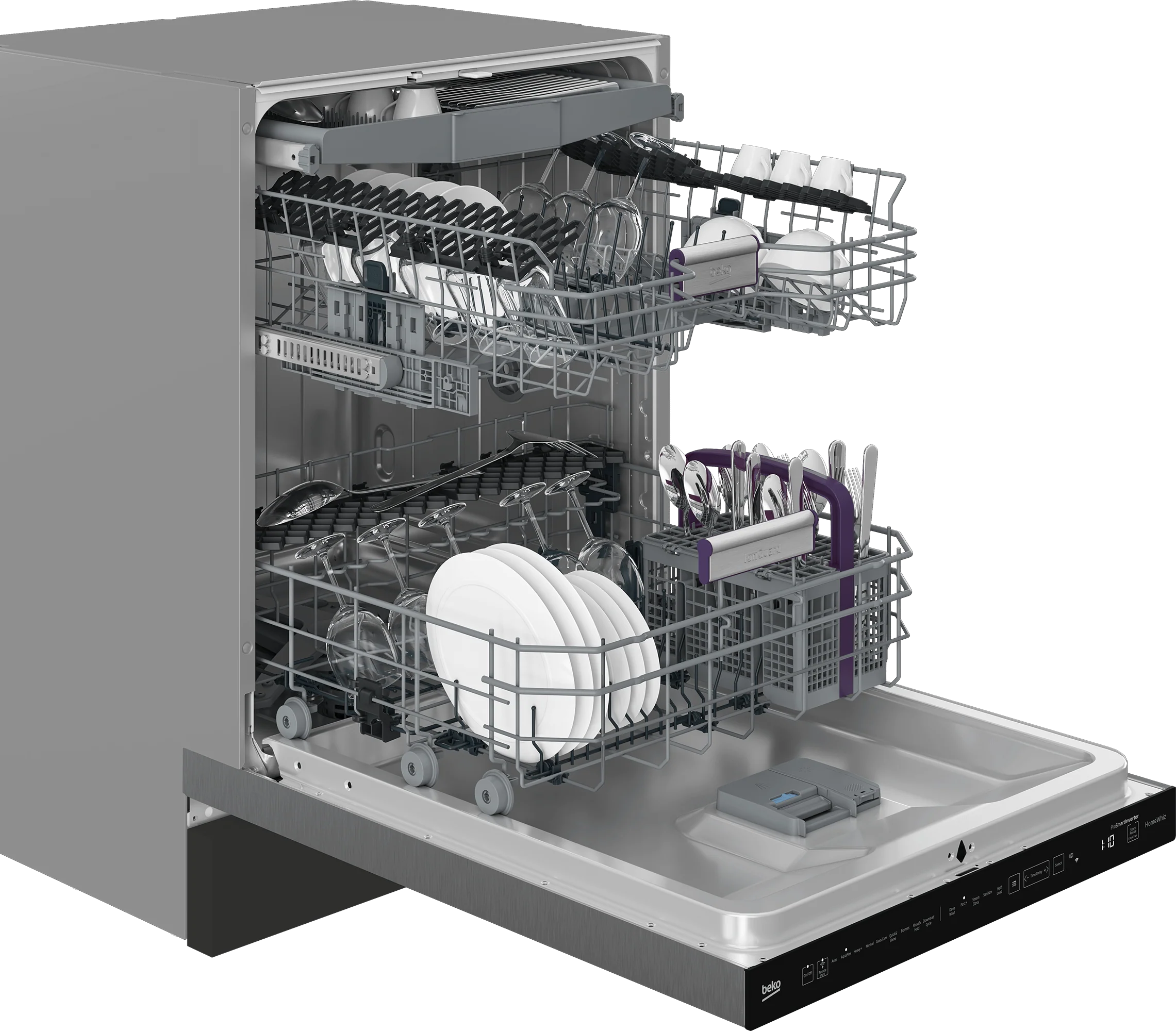Beko Tall Tub Dishwasher with (16 place settings, 39.0 - Image 3