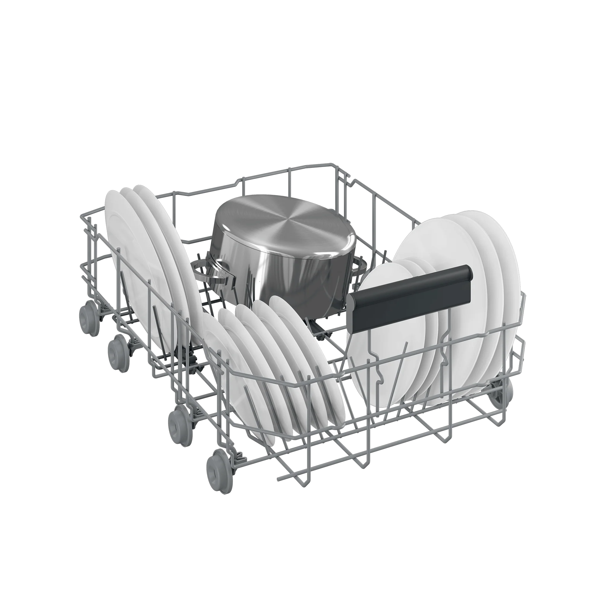 Beko DIS25842 Slim Size Dishwasher, 8 place settings, 48 dBa, Fully Integrated Panel Ready - Image 3