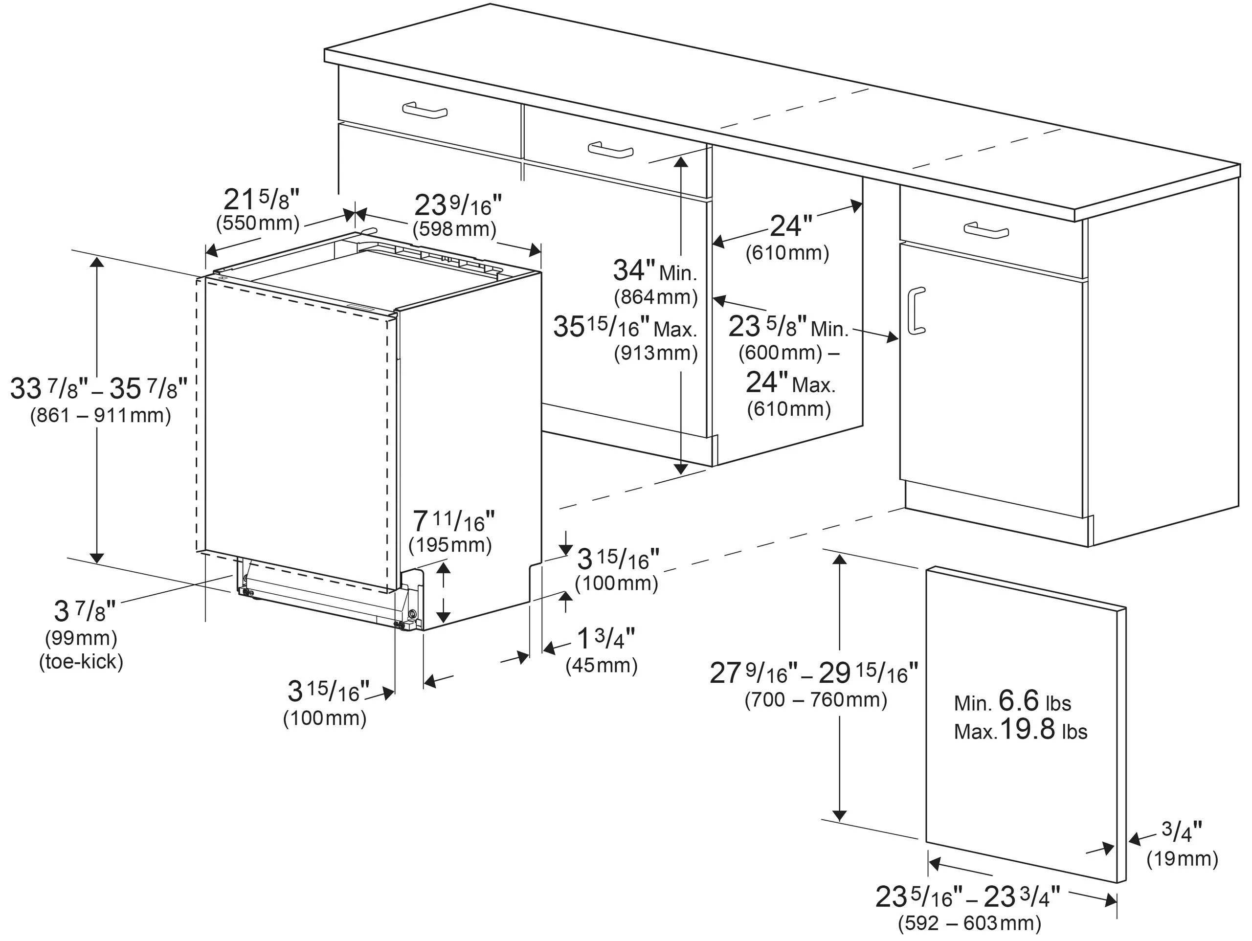 Beko DIT38532 Tall Tub Dishwasher with (16 place settings, 45.0 - Image 11