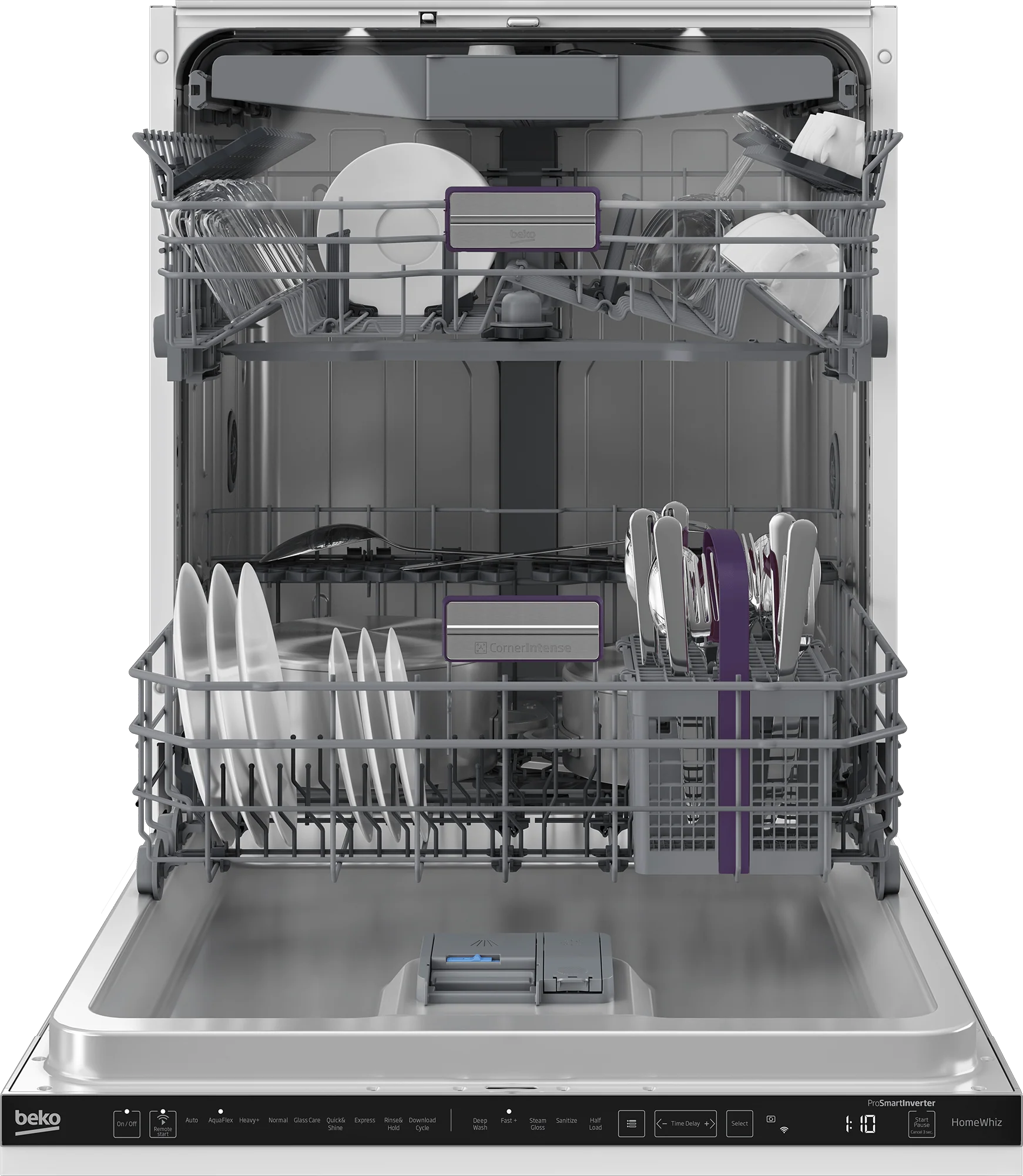 Beko DIT39434 Tall Tub Dishwasher with (16 place settings, 39.0 - Image 2