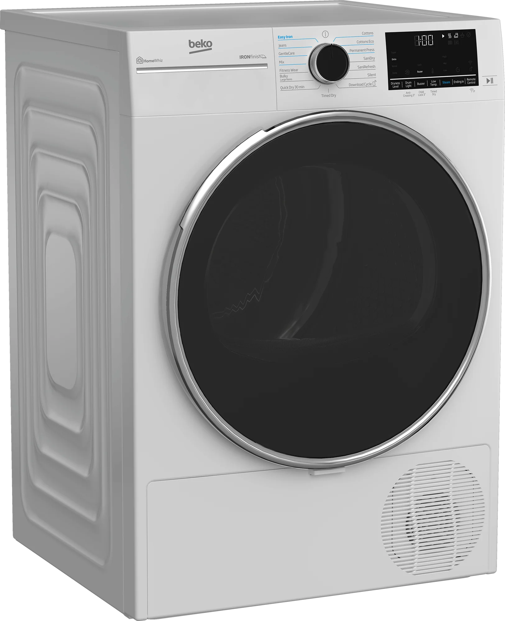 Beko HPD24414W 24" Heat Pump Ventless Front Load Dryer - Image 2