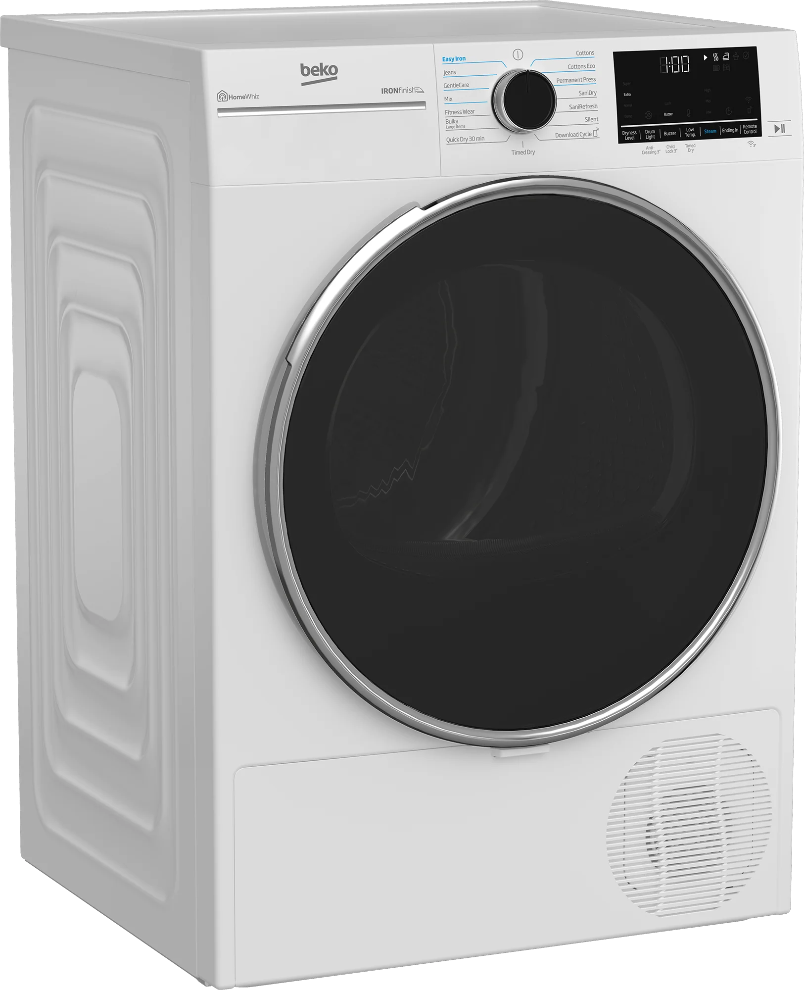 Beko HPD24414W2 24" Heat Pump Ventless Front Load Dryer - Image 2