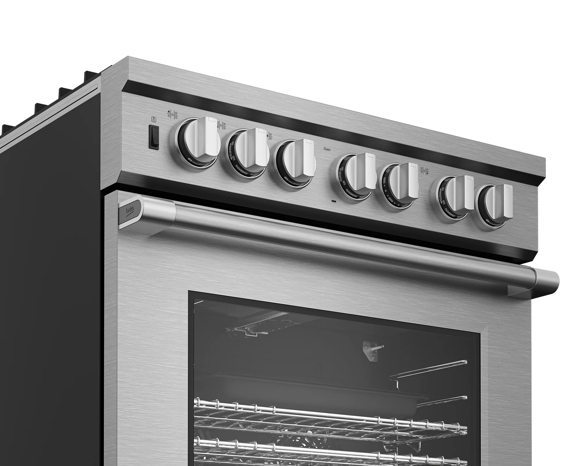 Beko PRGR34552SS 30" Stainless Steel Pro-Style Gas Range - Image 3